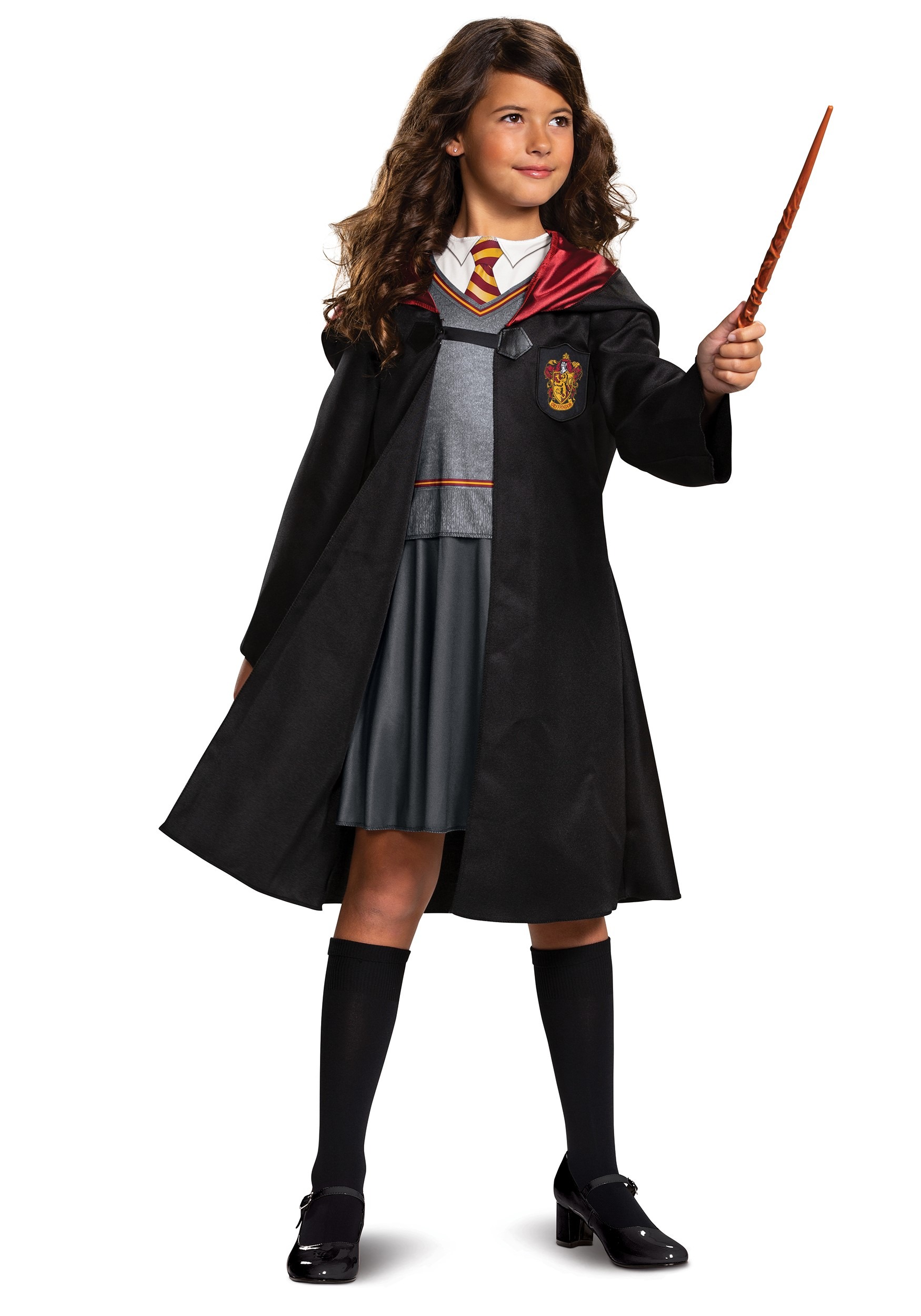 Photos - Fancy Dress Potter Disguise Harry  Classic Hermione Costume for Girls Black/Red/ 