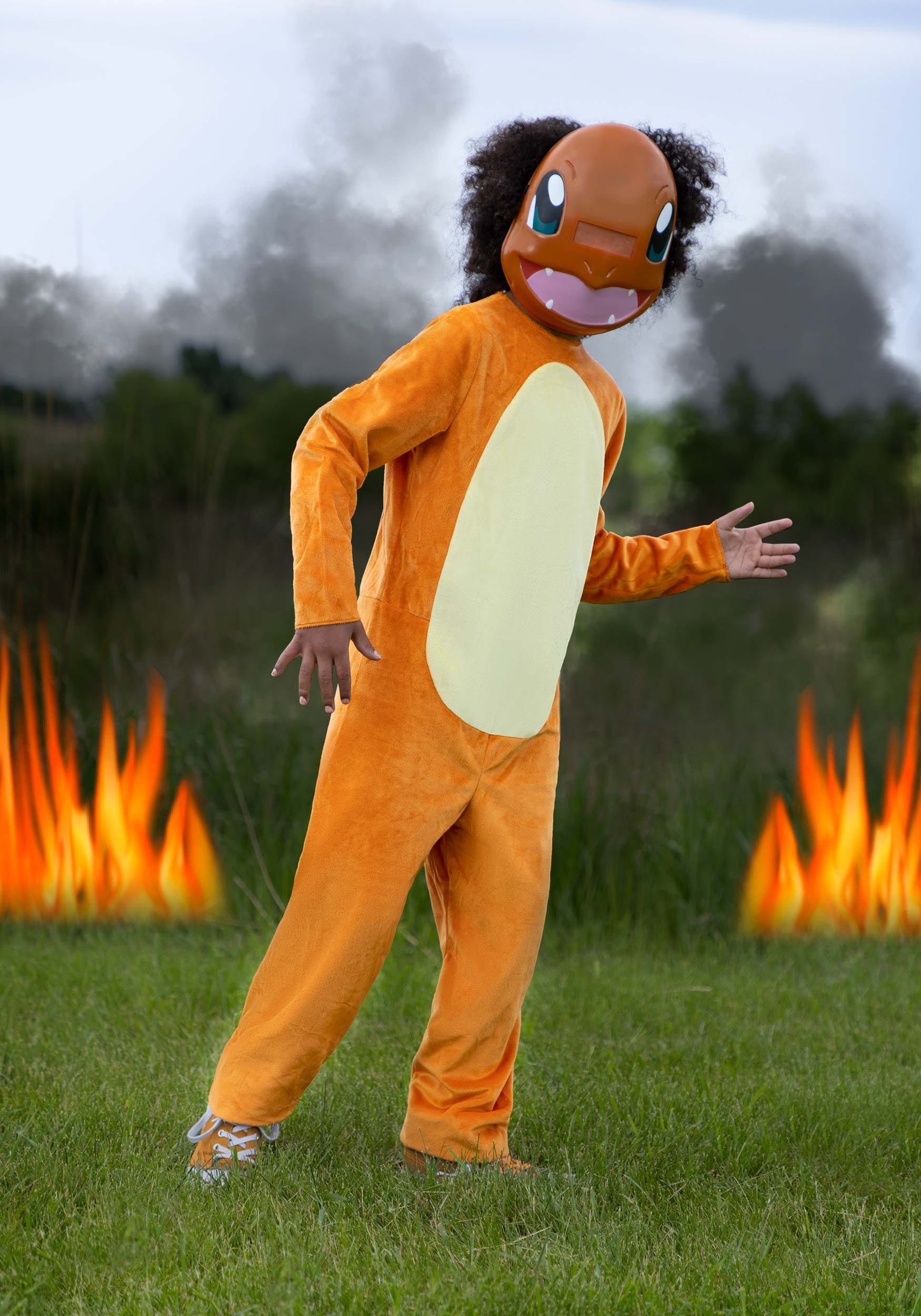 Child Pok mon Classic Charmander Costume