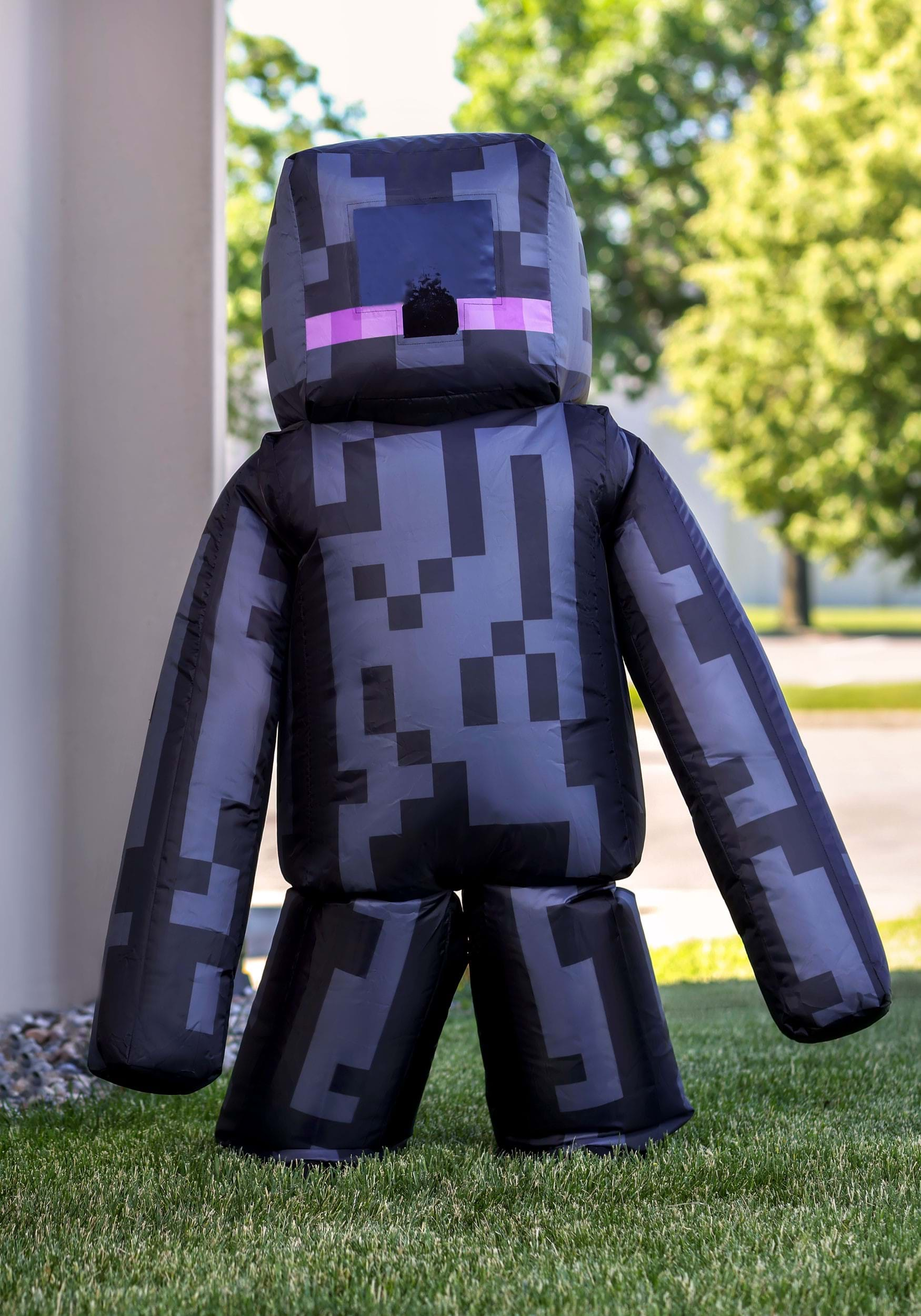 Minecraft Enderman Inflatable Halloween Costume & Fan One Size Fits Most  Child for sale online