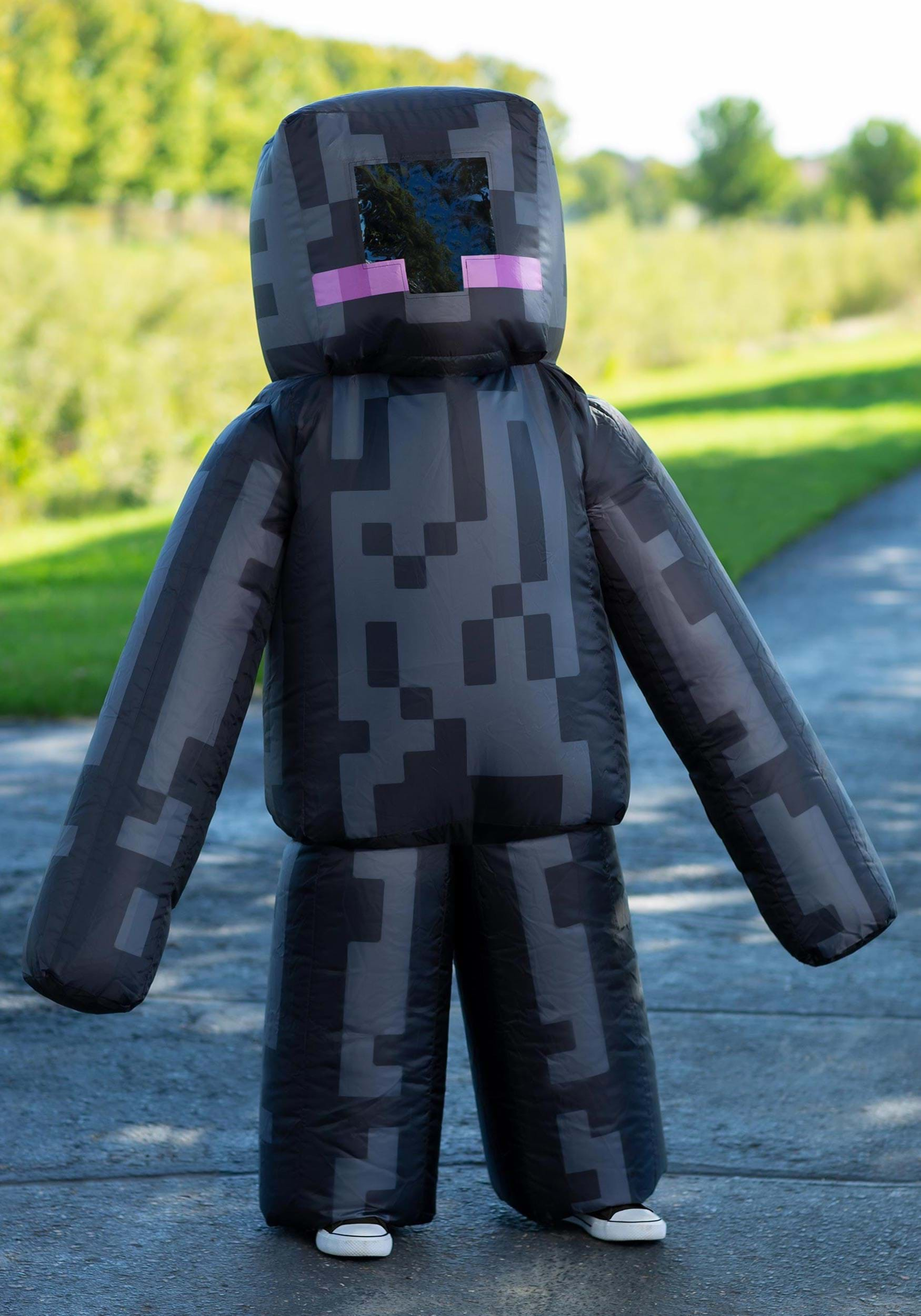 Boy's Minecraft Creeper Inflatable Halloween Costume 