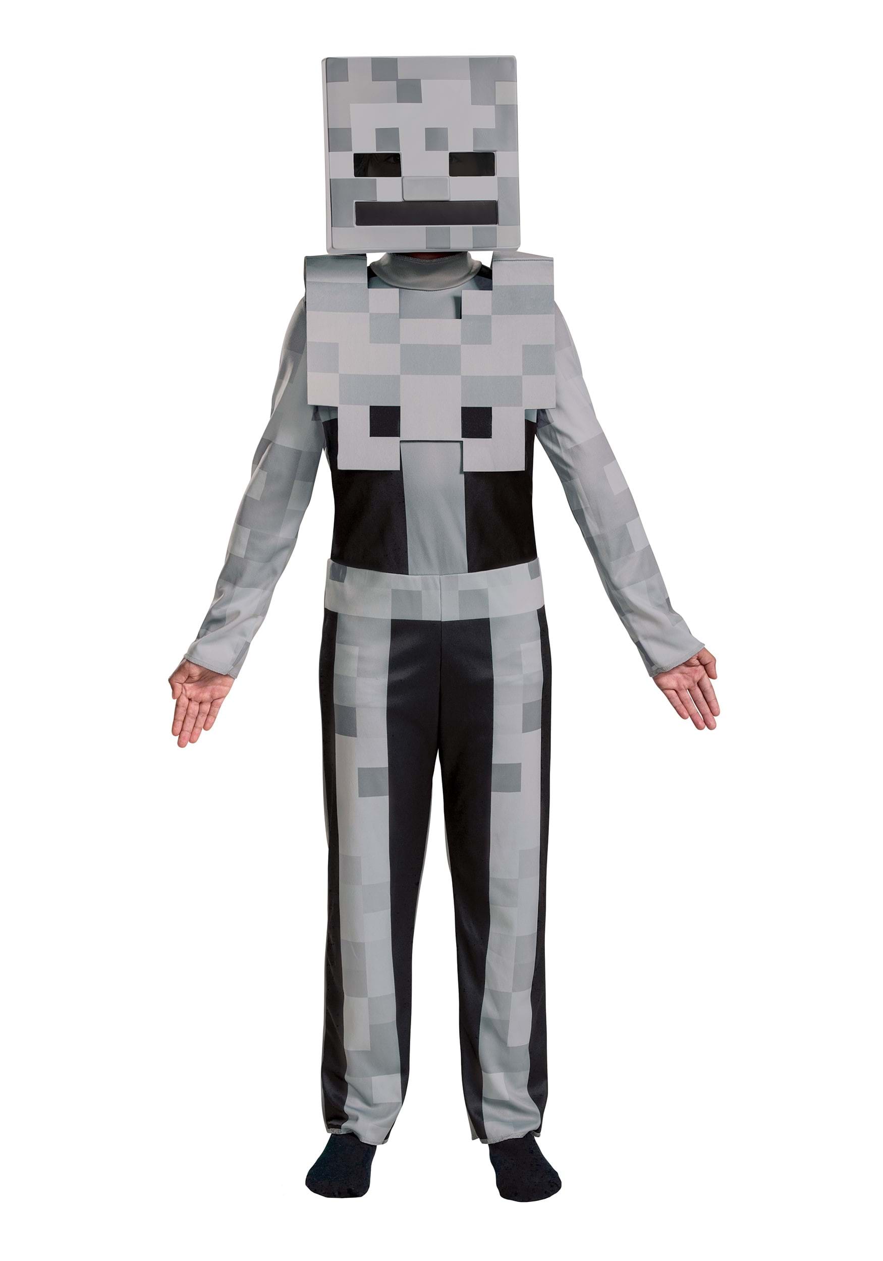 Photos - Fancy Dress Classic Disguise Minecraft Child  Skeleton Costume Black/Gray DI105109 