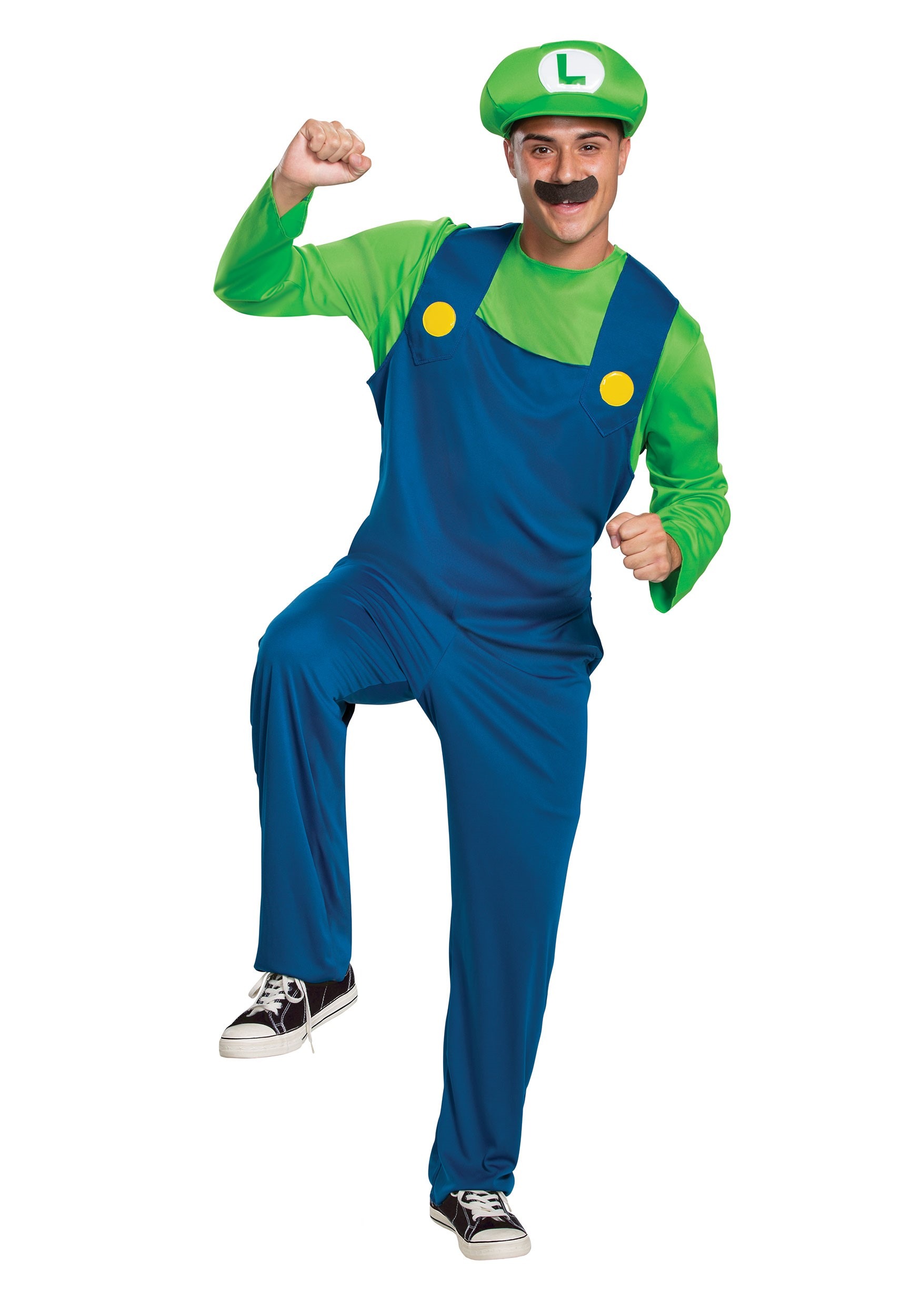 Must Have Classic Adult Super Mario Luigi Costume From Disguise Fandom Shop - super mario luigi pants roblox
