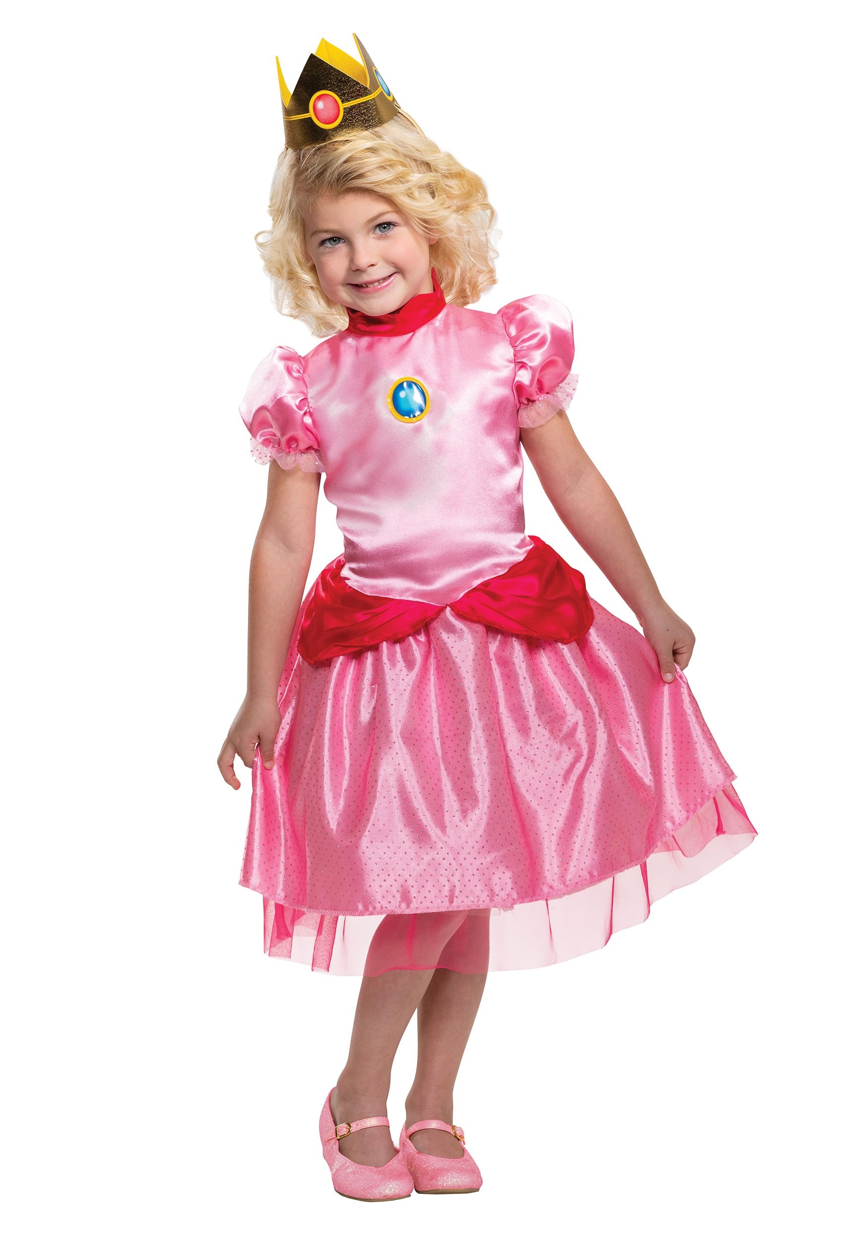 Photos - Fancy Dress MARIO Disguise Super  Toddler Classic Princess Peach For Toddlers Pink DI10 