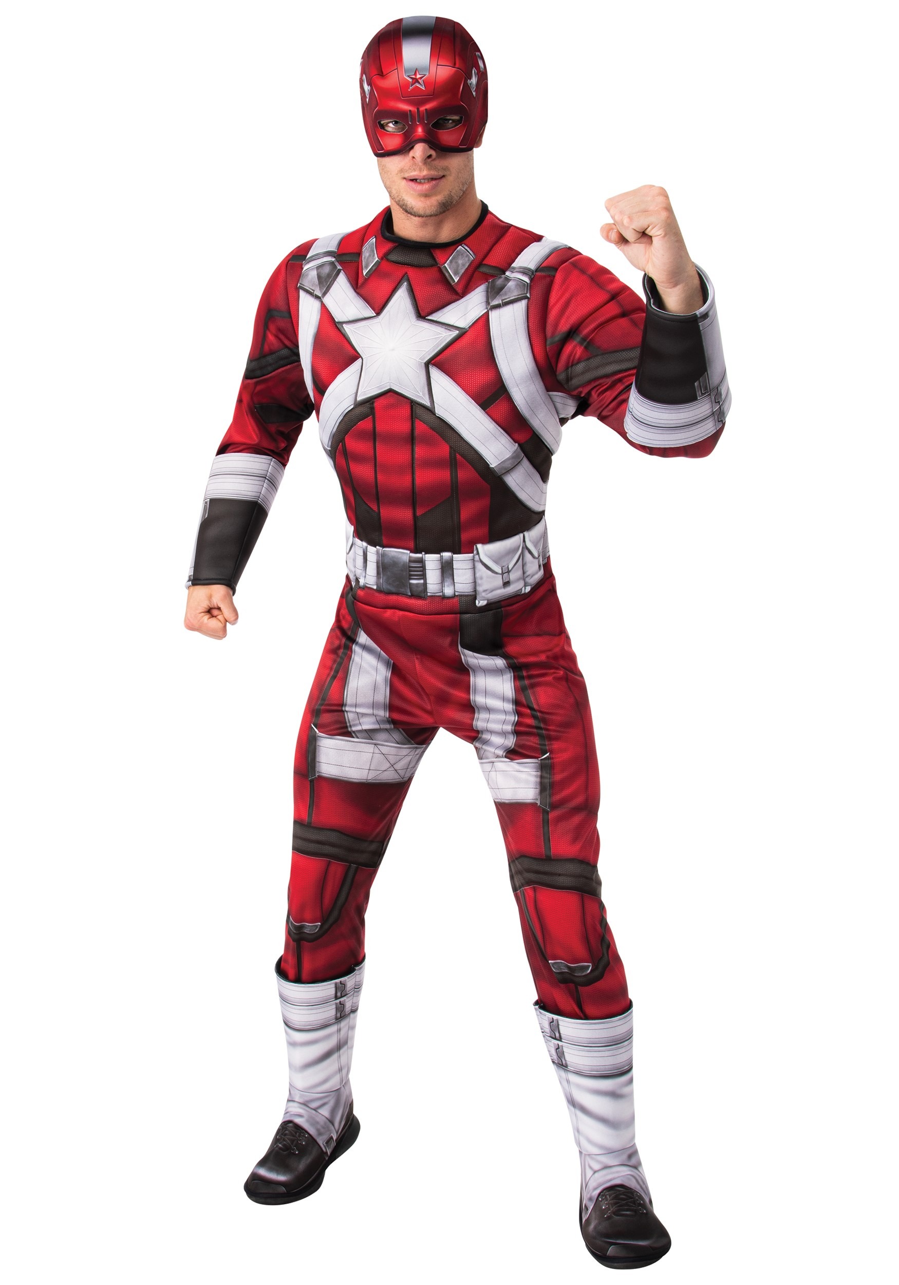 Photos - Fancy Dress Rubies Costume Co. Inc Men's Red Guardian Deluxe Costume Red/White RU7 