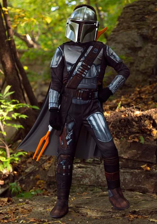 Mandalorian Beskar Armor Kids Costume Main UPD