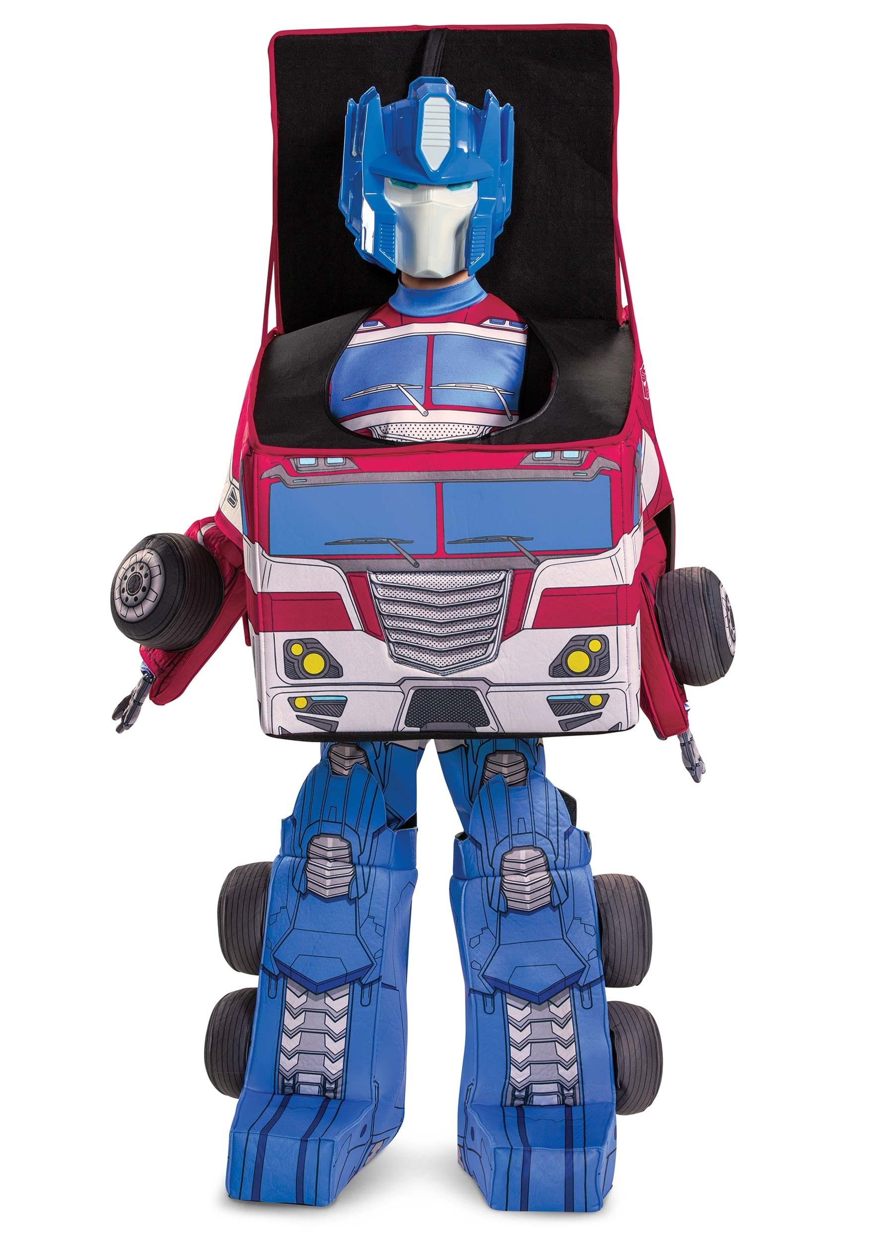 Photos - Fancy Dress OPTIMUS Disguise Boy's Transformers Converting  Prime Costume Gray/Blue 