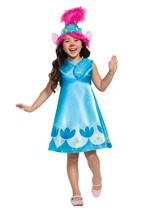 Trolls World Tour Girl's Classic Poppy Costume