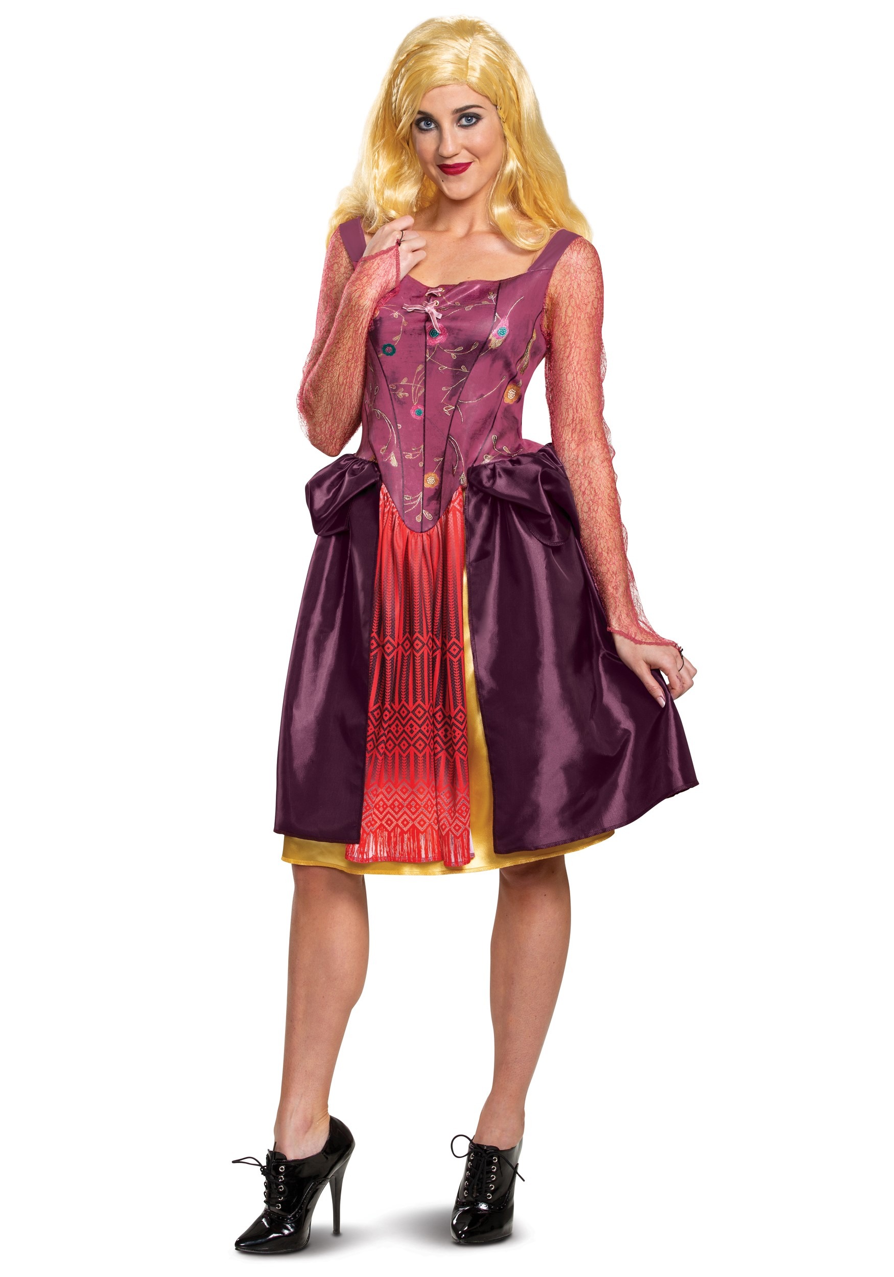Photos - Fancy Dress Classic Disguise Hocus Pocus Women's  Sarah Costume Purple/Red DI15181 