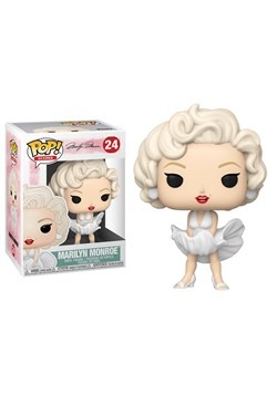 POP Icons Marilyn Monroe White Dress