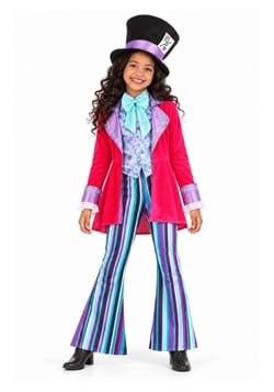 Girls Whimsical Mad Hatter Costume Main 1