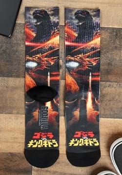 Godzilla Men's Sublimated Socks Main-1