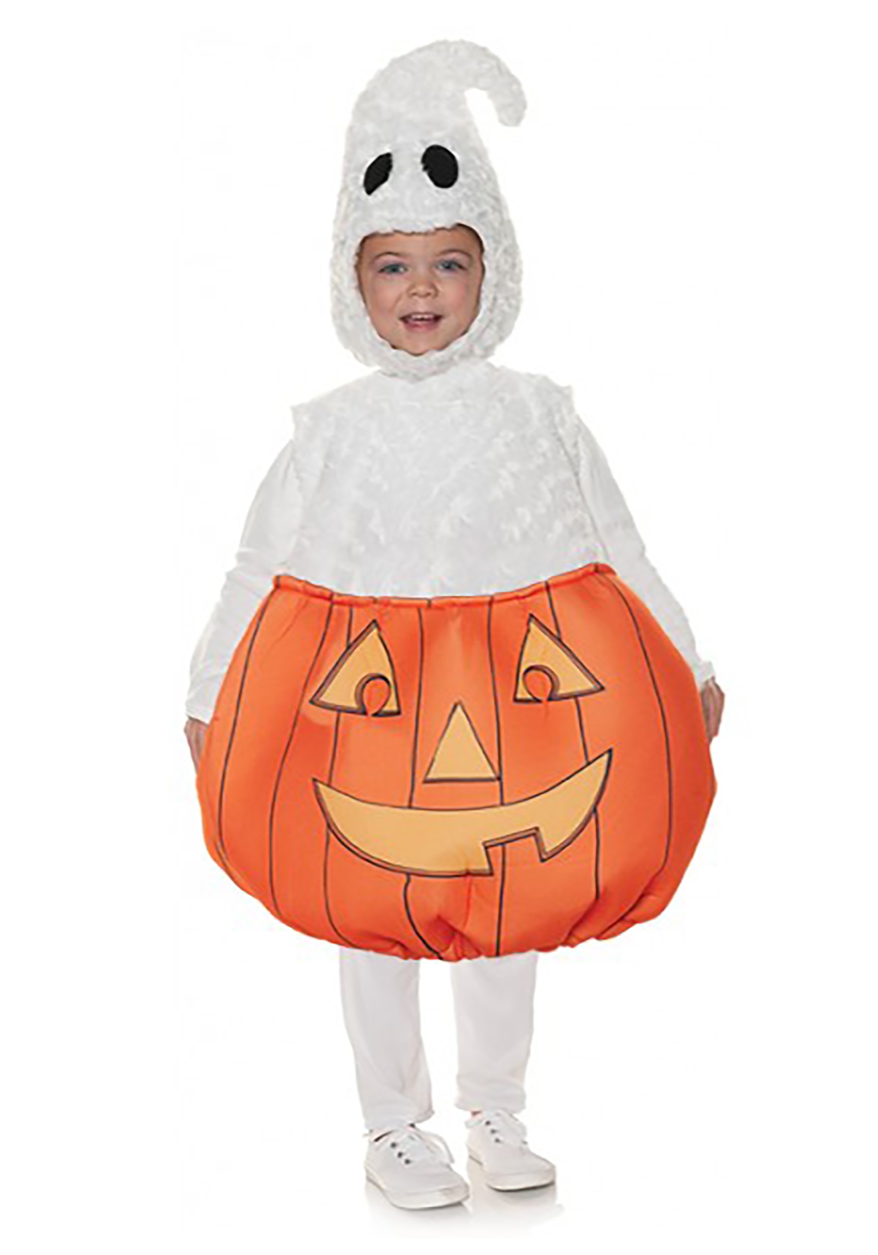 Spooky Pumpkin Ghost Kids Costume