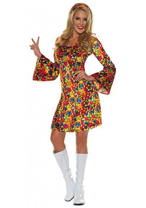 Womens Flower Child Costume