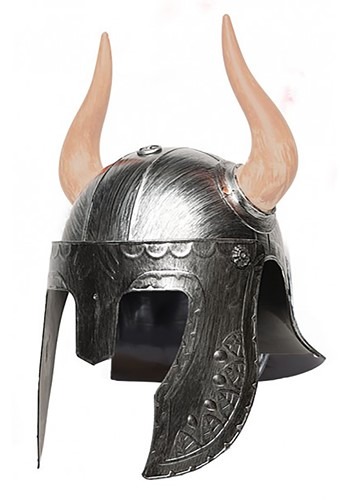 Adult Silver Viking Helmet