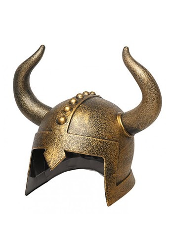 Adult Bronze Horned Viking Helmet