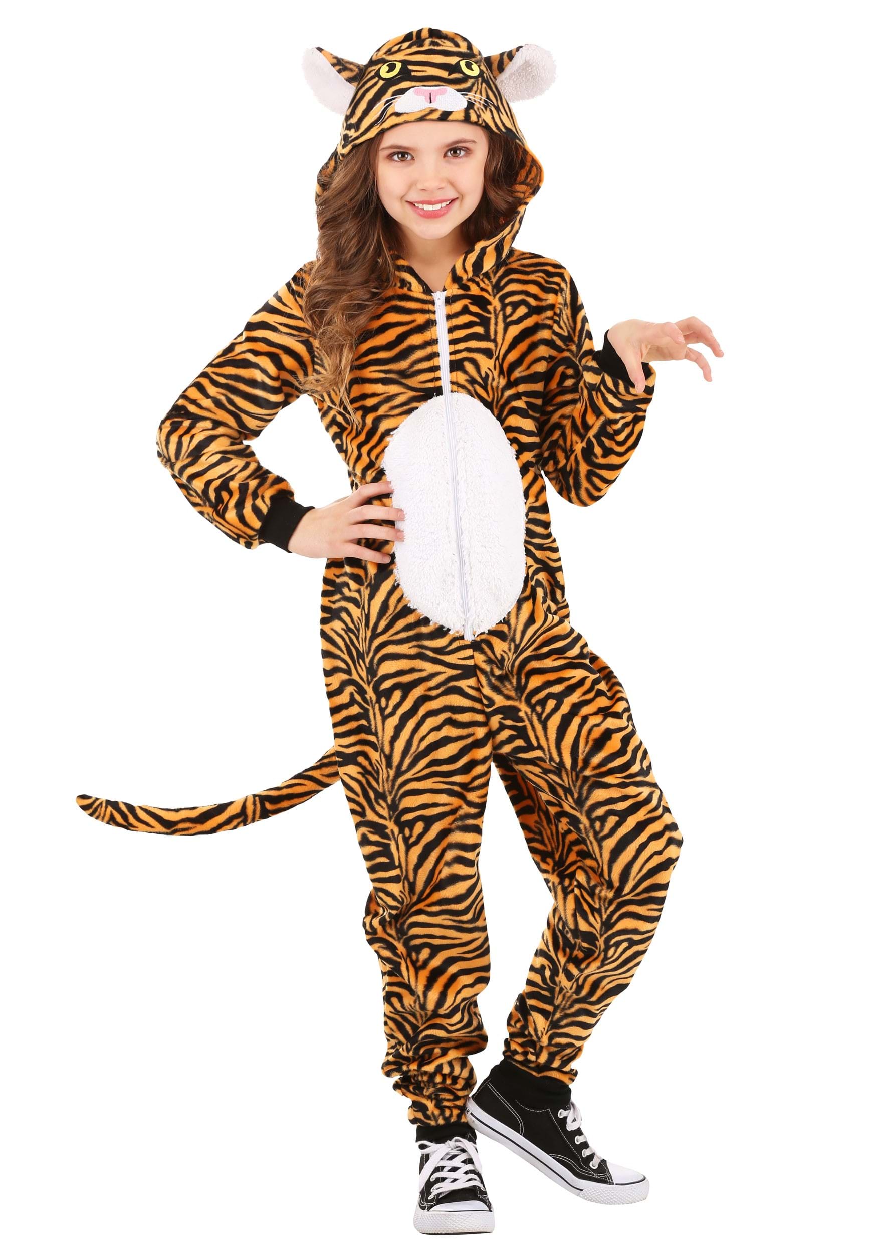 Tiger Onesie Kids Costume