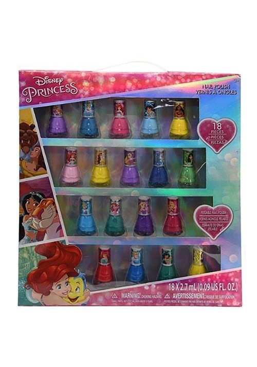 Disney Princess 18 Pack Nail Polish Set