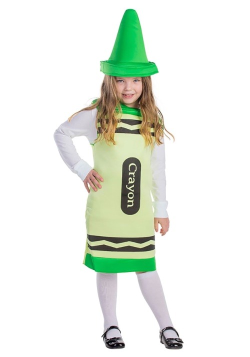 Toddler Green Crayon Costume