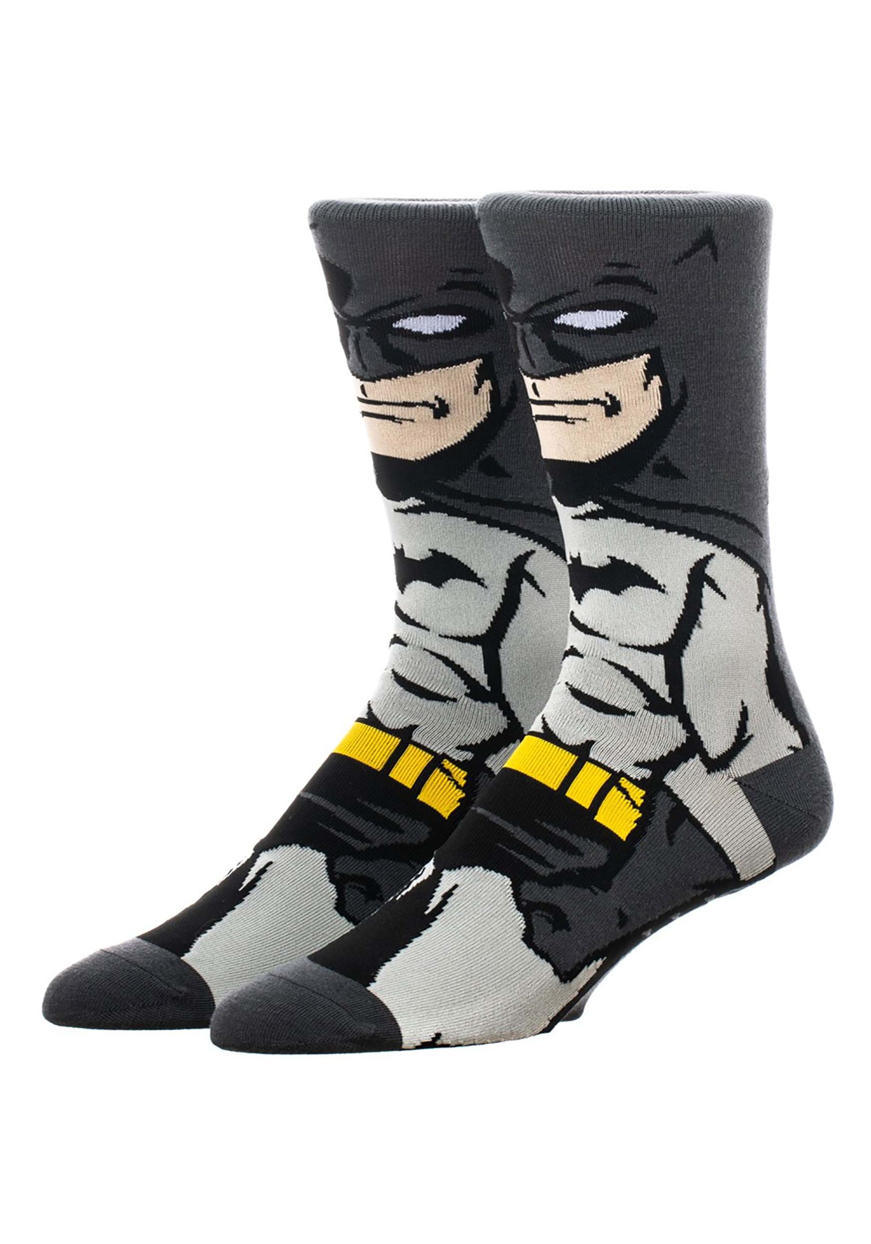 360 Character Crew Socks Batman Dark Knight | Batman Apparel