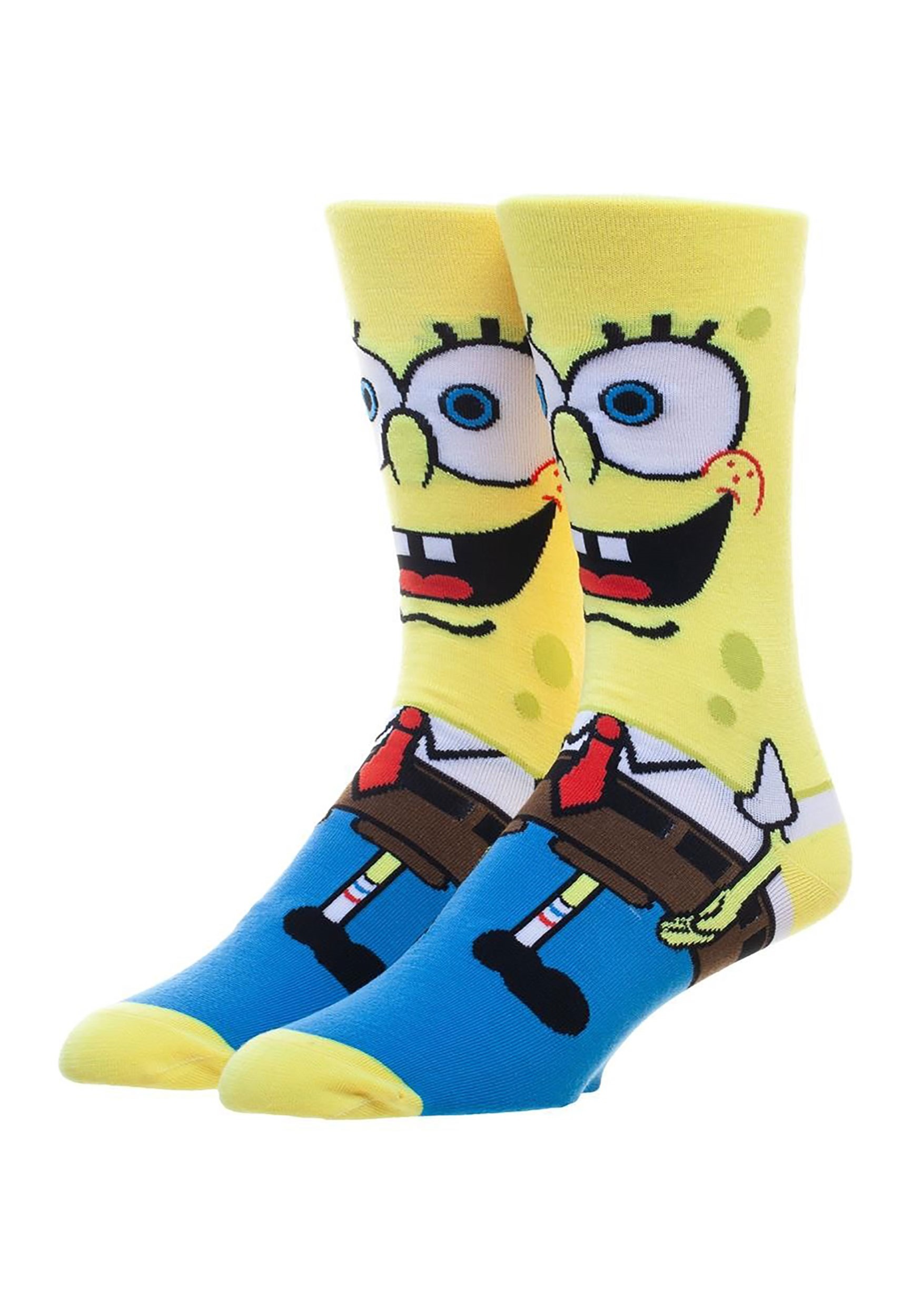 Nickelodeon Spongebob Squarepants 360 Character Crew Socks