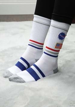 NASA Patch Adult Crew Socks