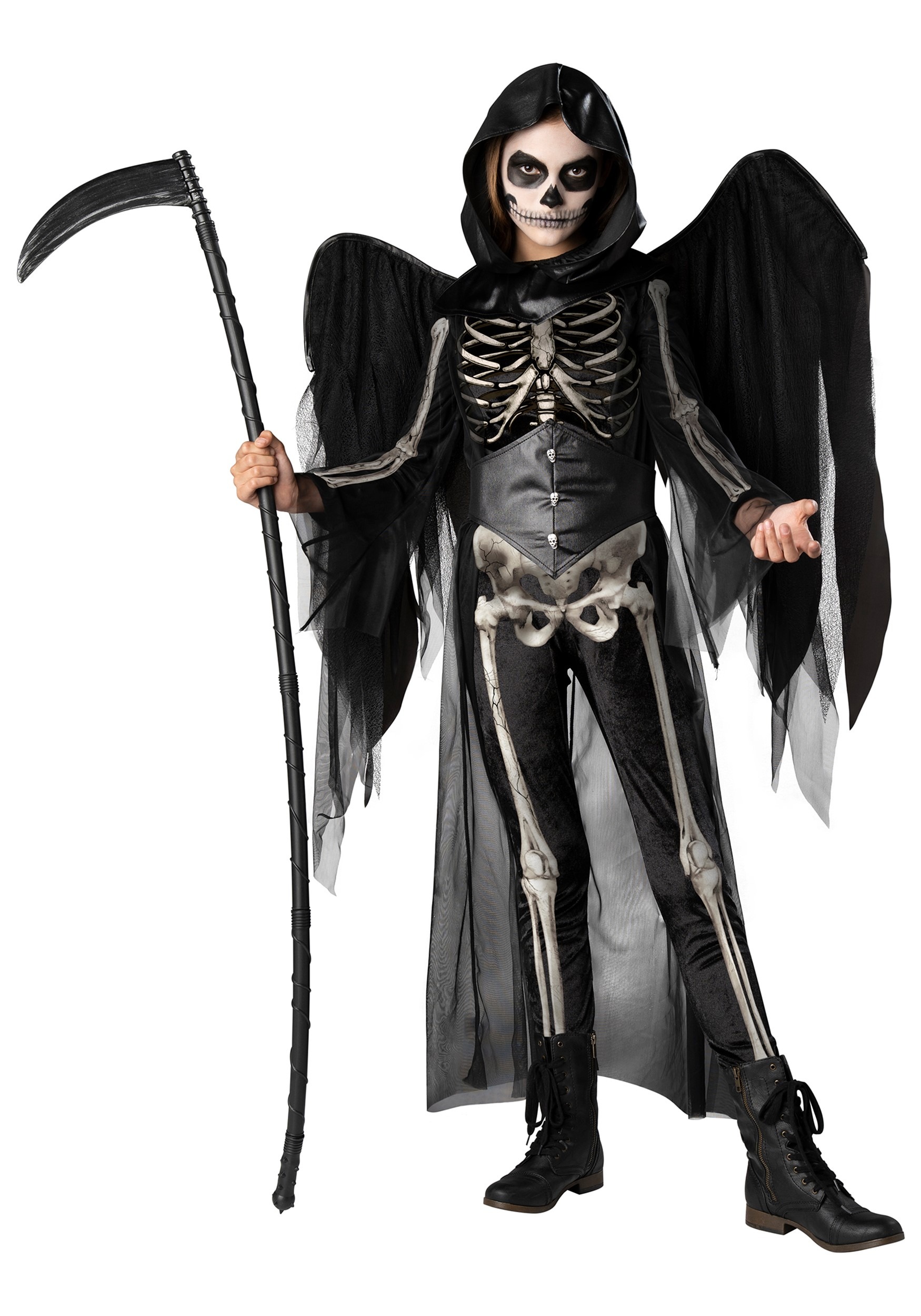Tween Angel Of Death Girl's Costume