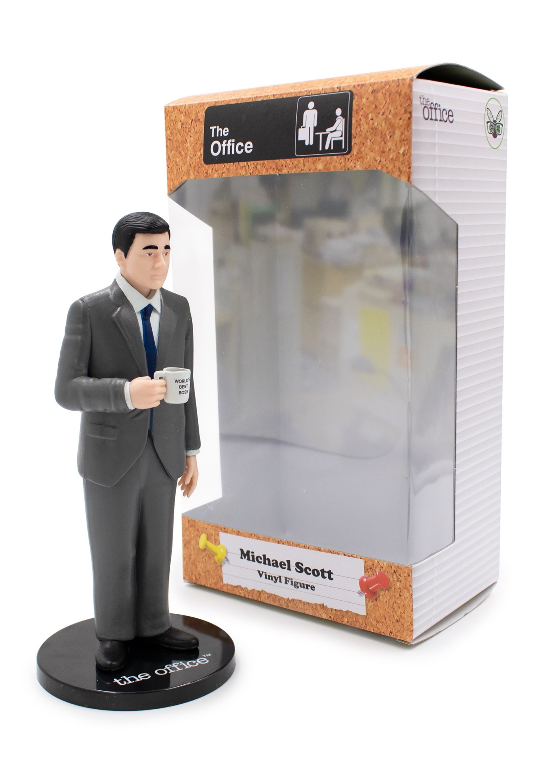 The Office Michael Scott Custom Mini Action Figure w Display Case 475  Mini-fig 