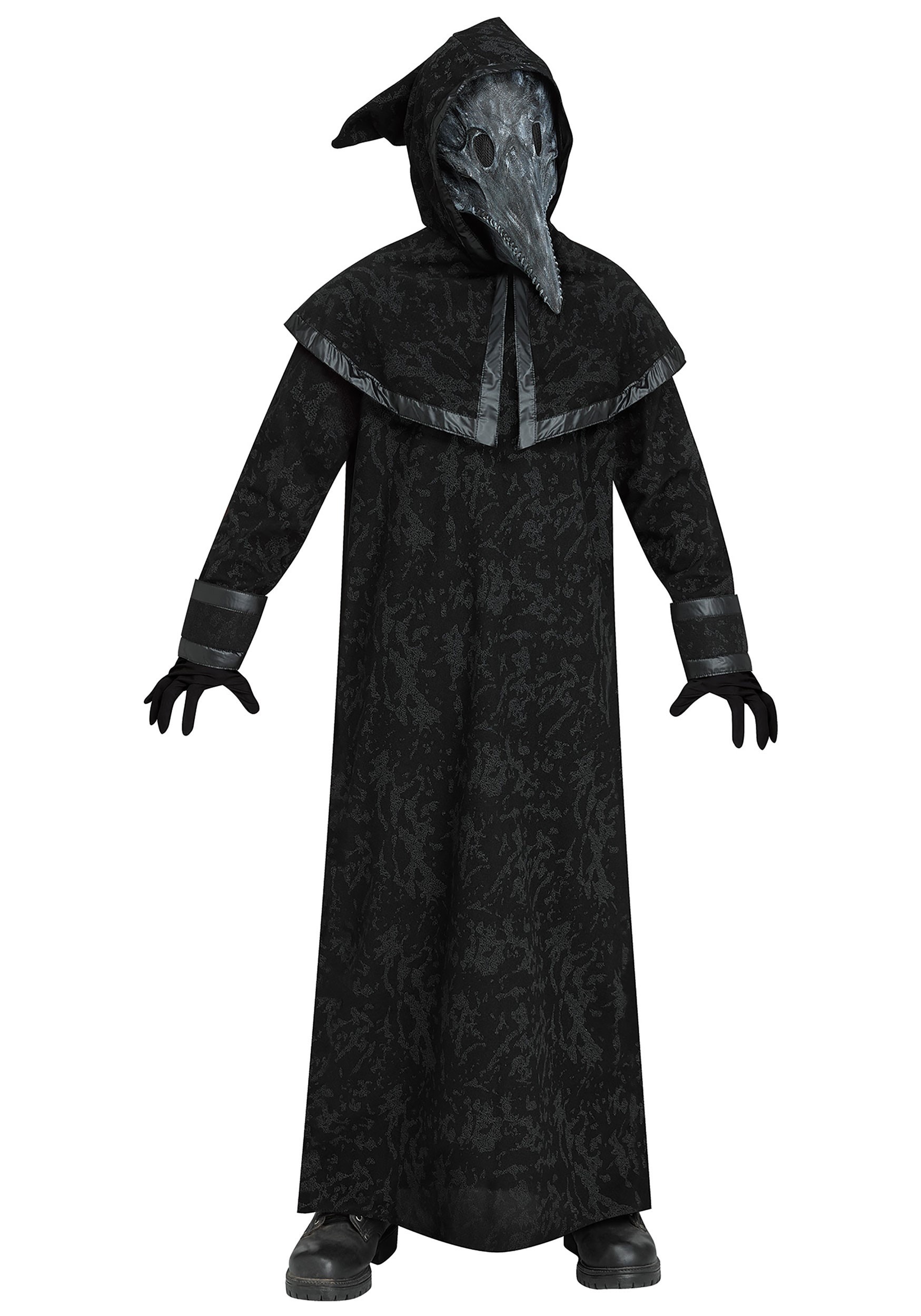 Photos - Fancy Dress Fun World Plague Doctor Costume for Kids Black FU134872