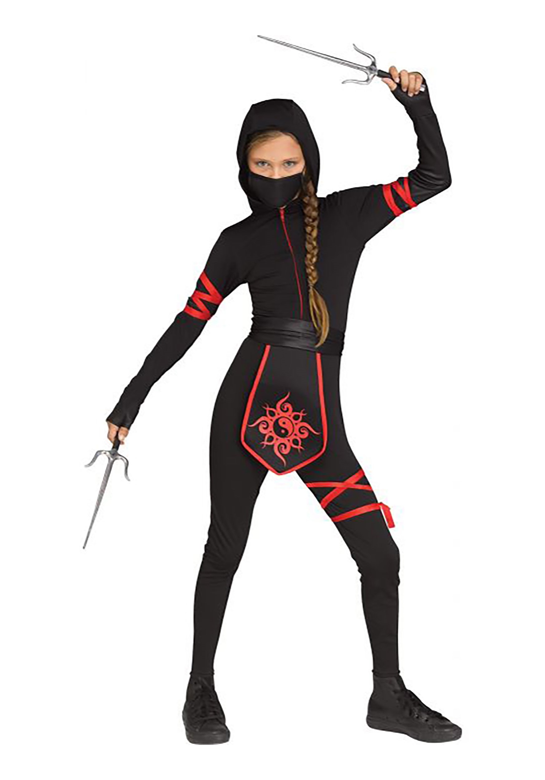 Ninja Warrior Girl's Costume