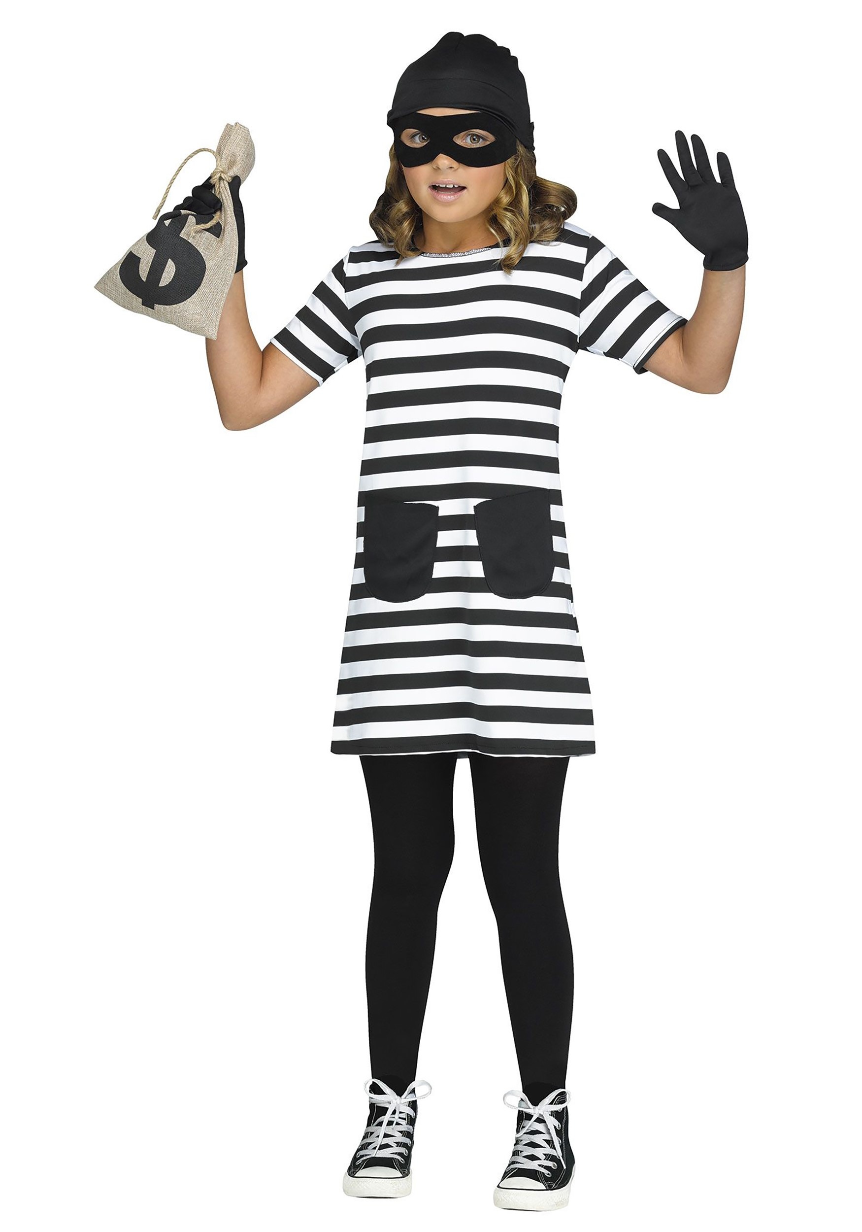 Bank Burglar Girls Costume