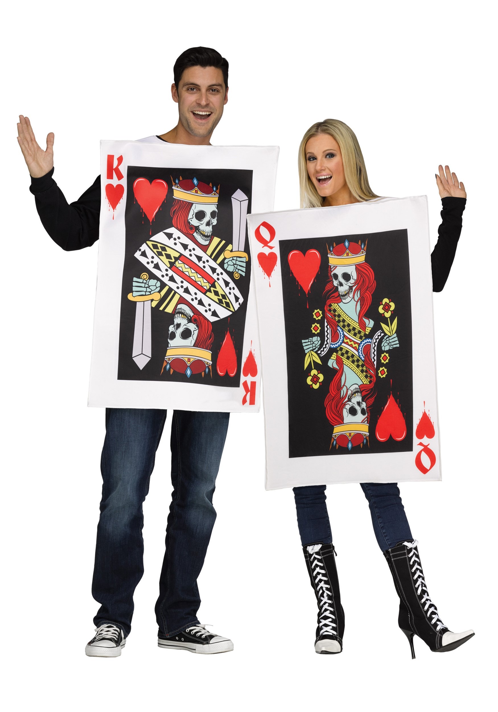 King & Queen of Hearts Adult Costume