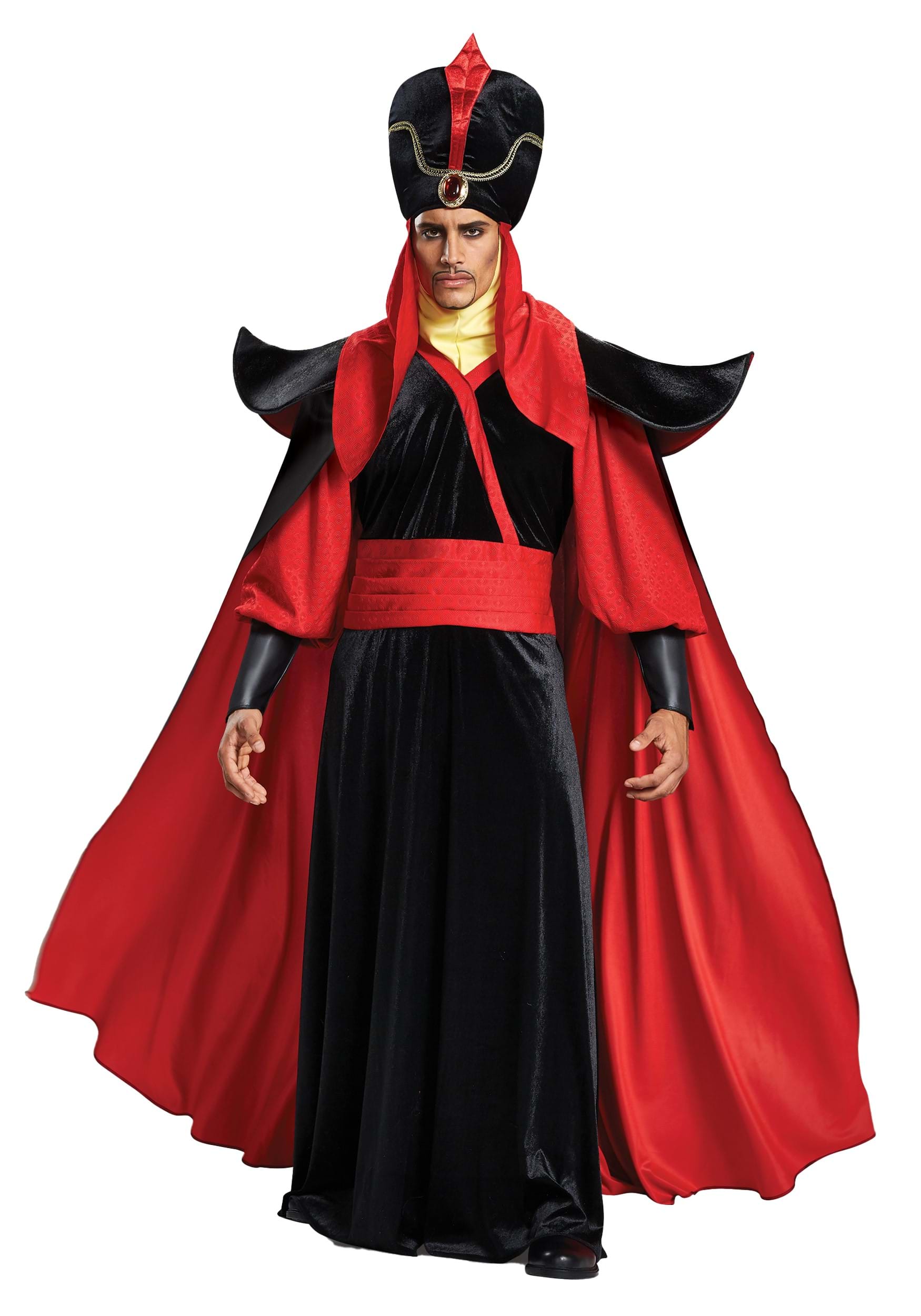 Photos - Fancy Dress Disguise Limited Plus Size Adult Jafar Costume Black/Red DI79917X
