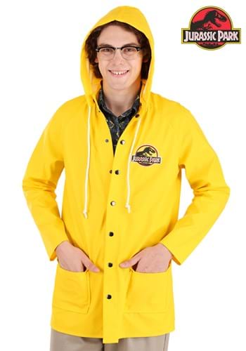 Adult Jurassic Park Yellow Raincoat Costume