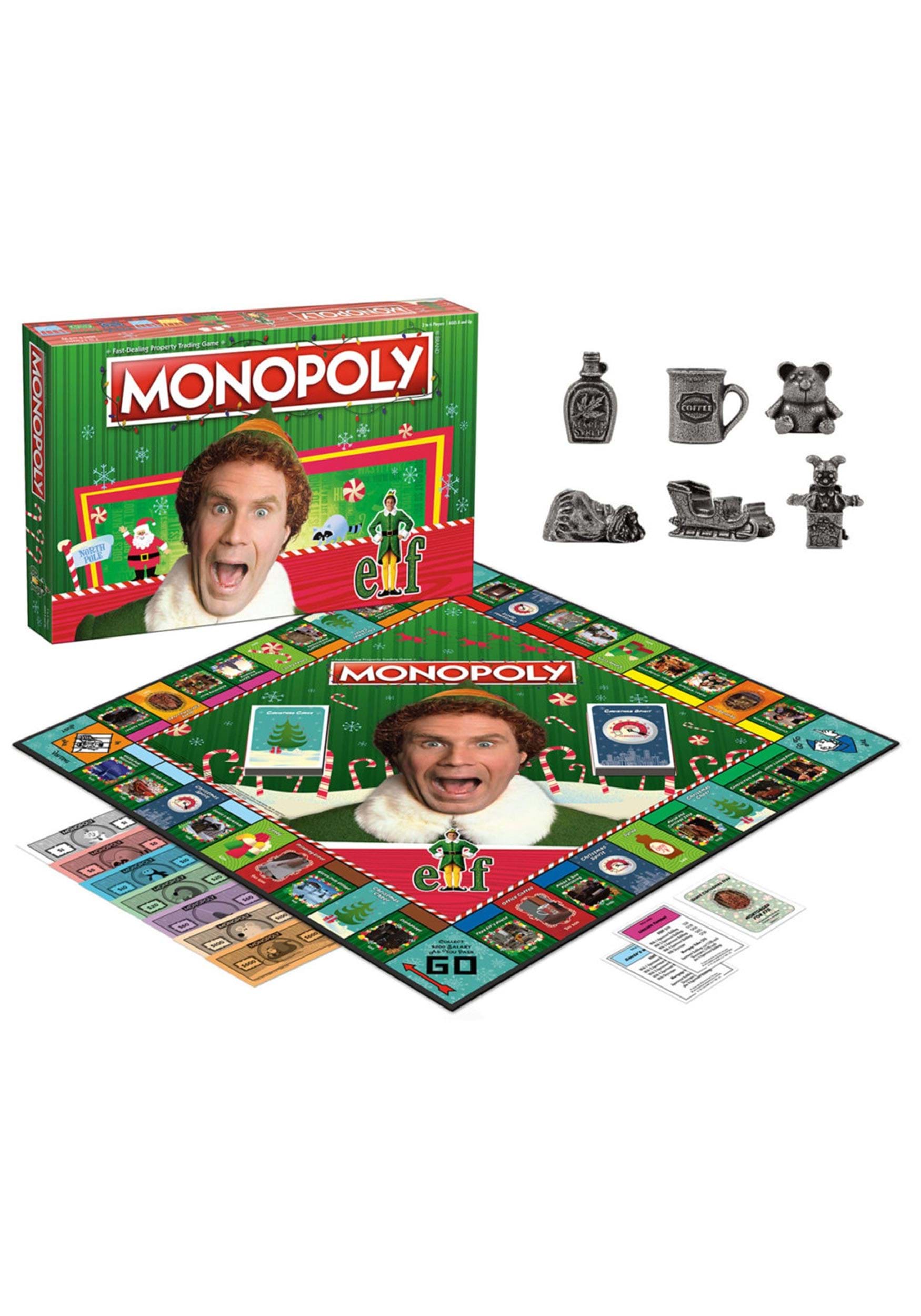 MONOPOLY Elf Board Game