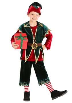 Boys Deluxe Holiday Elf Costume