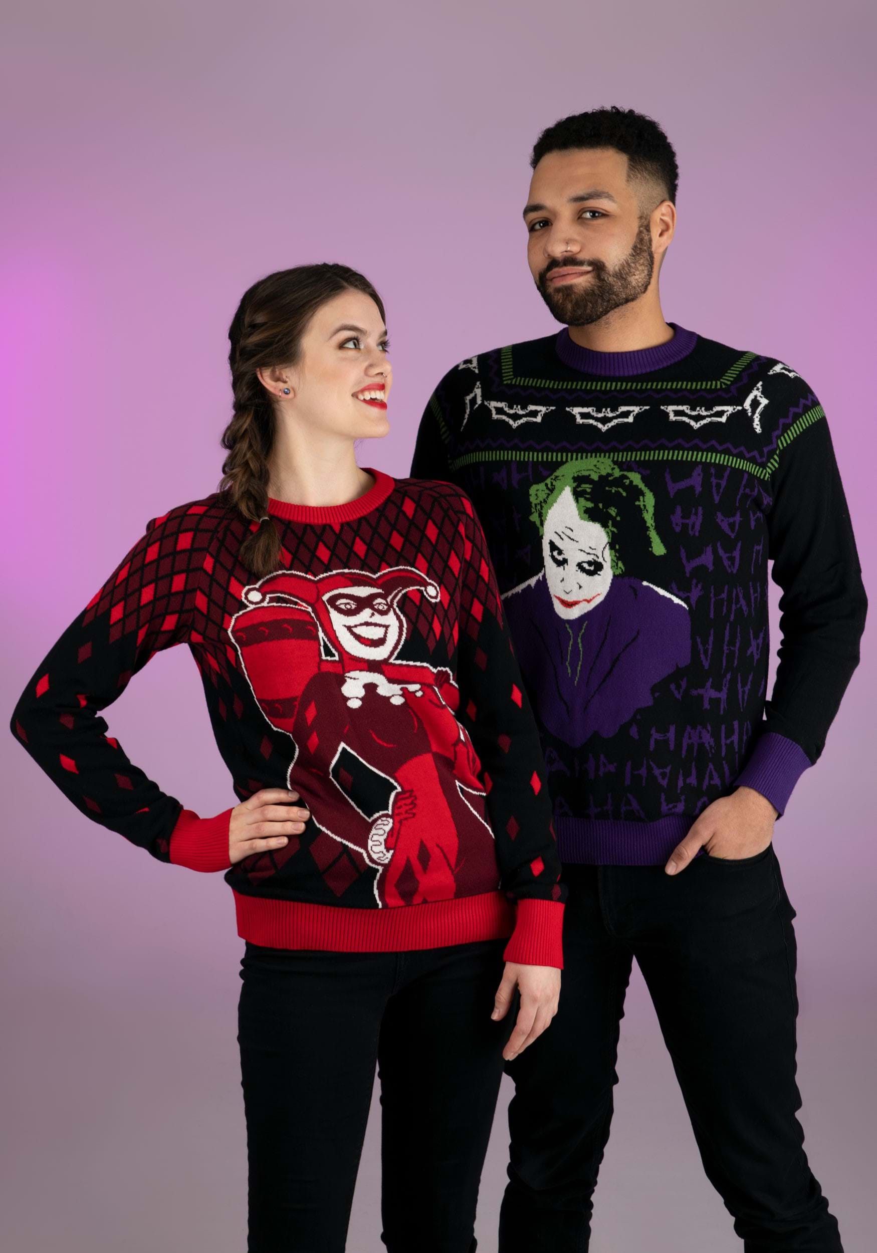 Harley Quinn Hammer Time Adult Ugly Sweater