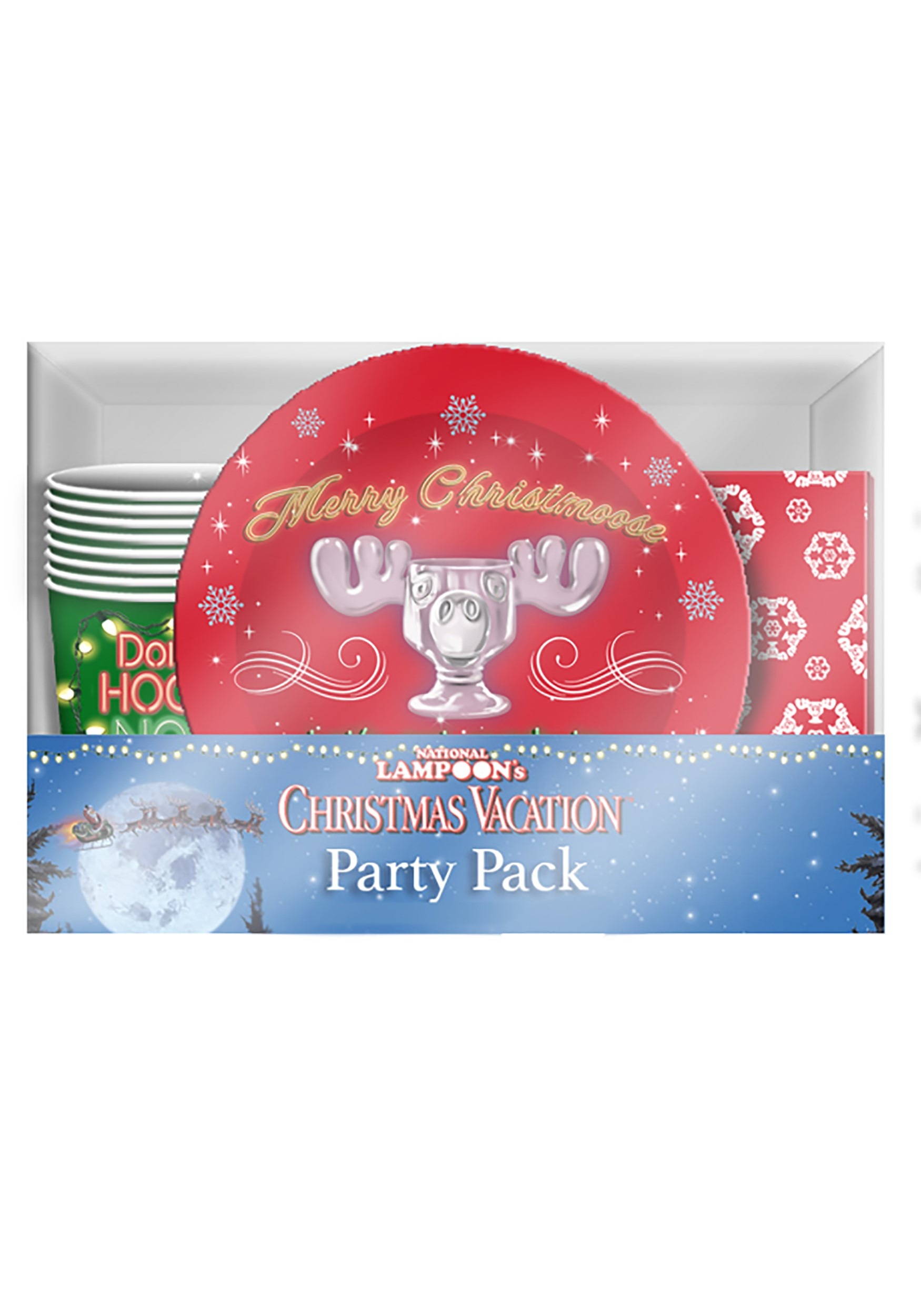 Christmas Vacation Moose Stumble 60 Ct Party Pack