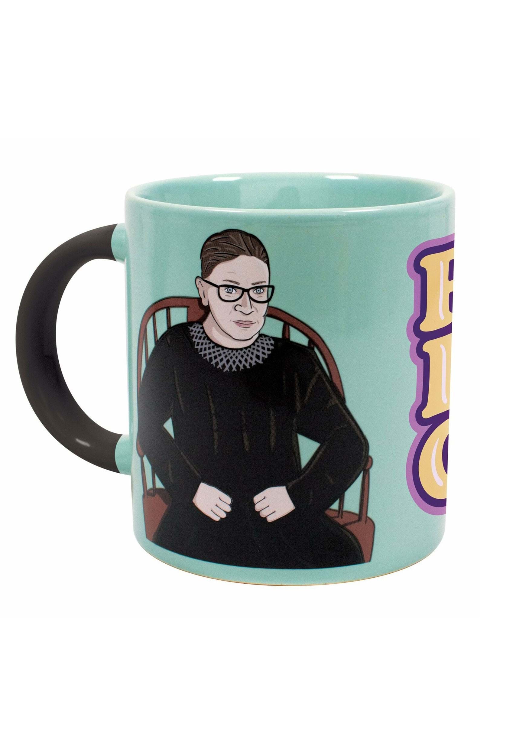 12 oz Heat Transforming Ruth Bader Ginsburg Ceramic Coffee Mug