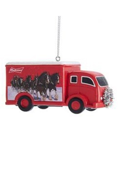Budweiser Clydesdale Truck Ornament