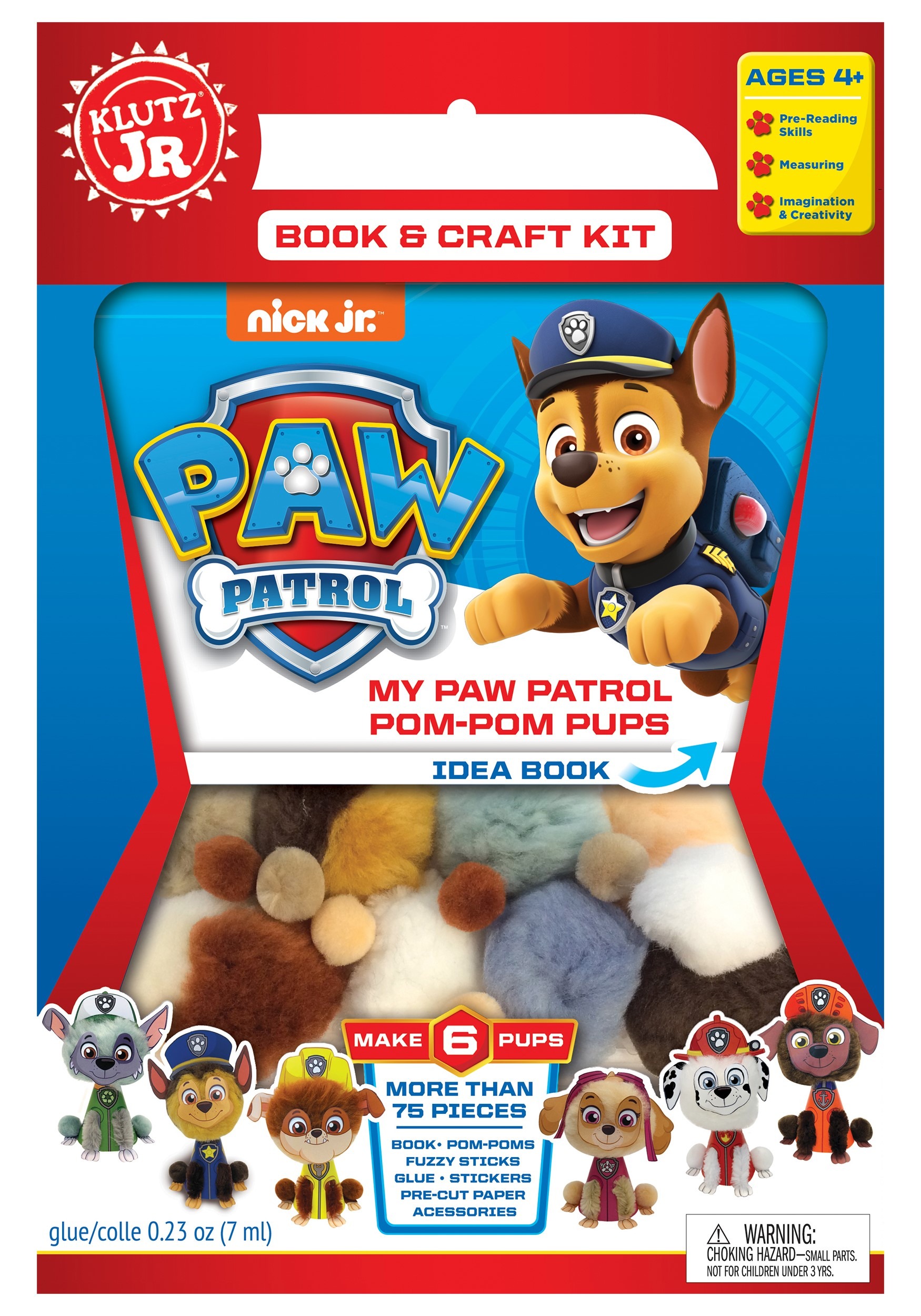fire gange analysere garn My Paw Patrol Pom-Pom Pups Craft Kit