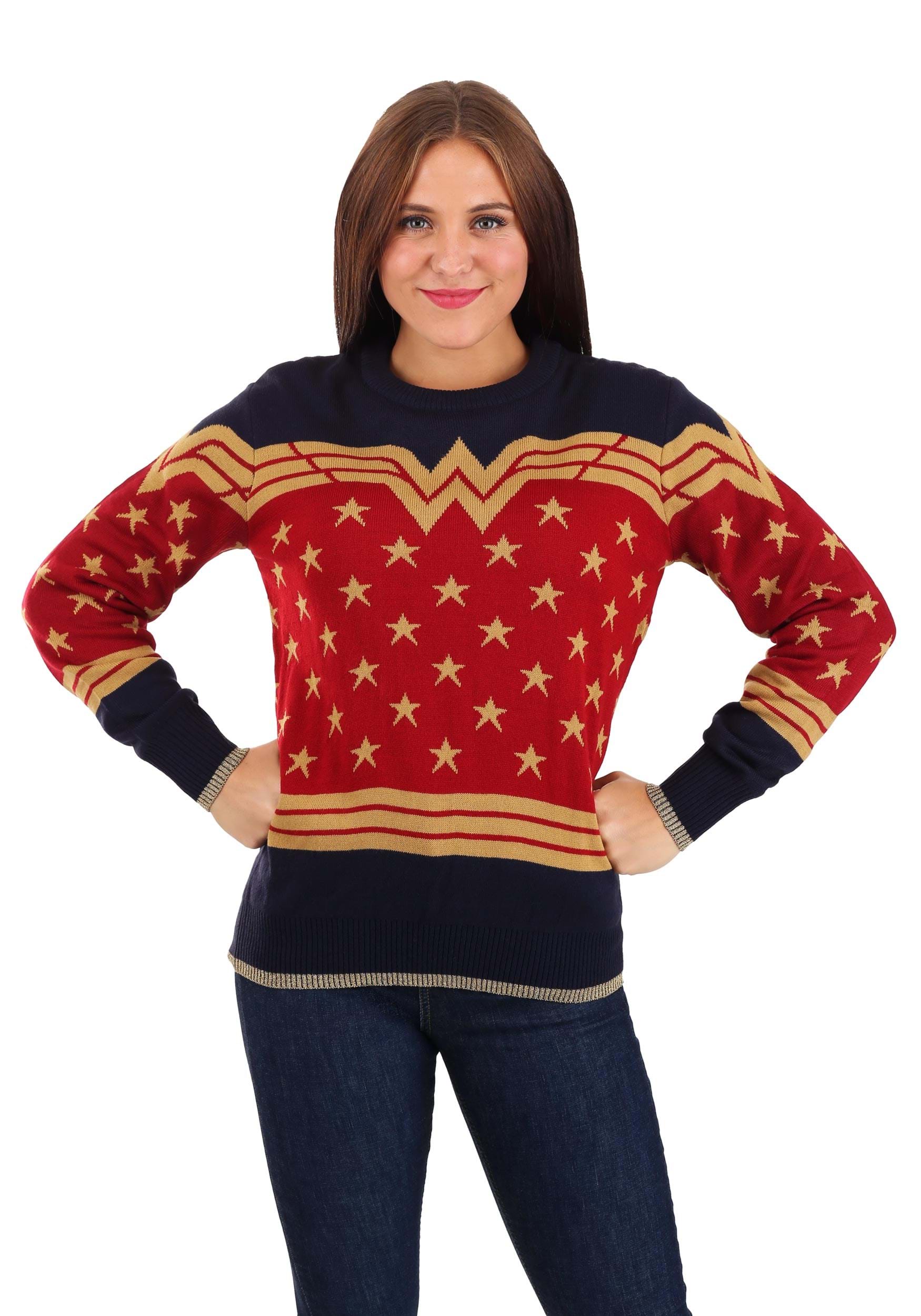 S/XS New Women's Just Chillin Fun Christmas Sweater Red/Blue 