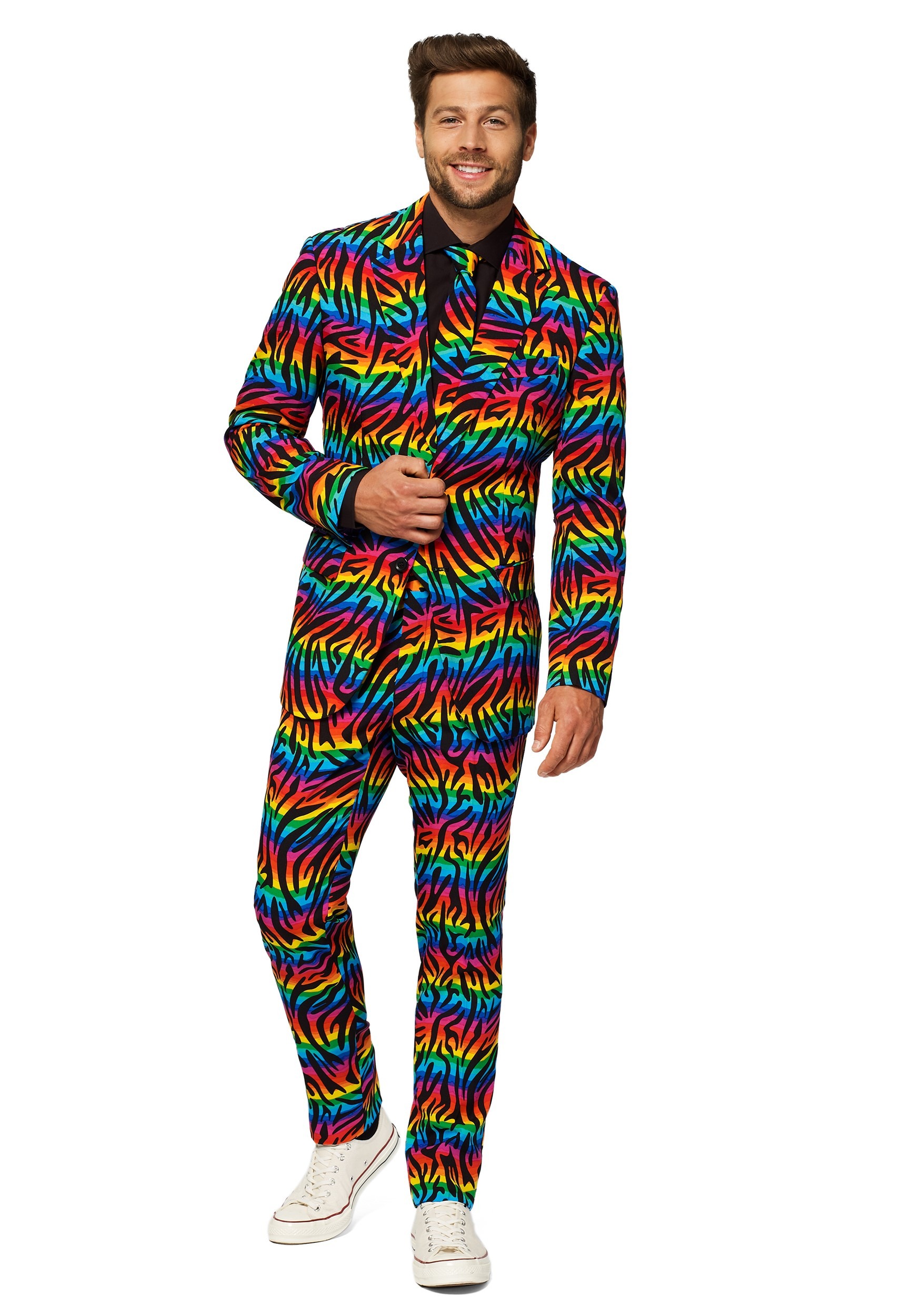 OppoSuits Wild Rainbow Mens Costume Suit