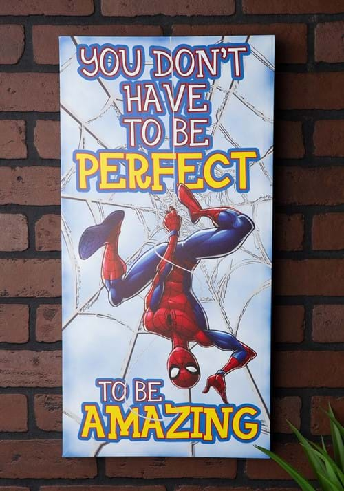 Spider-Man 12" x 24" x 1.5" 'Be Amazing' Inspirati-1