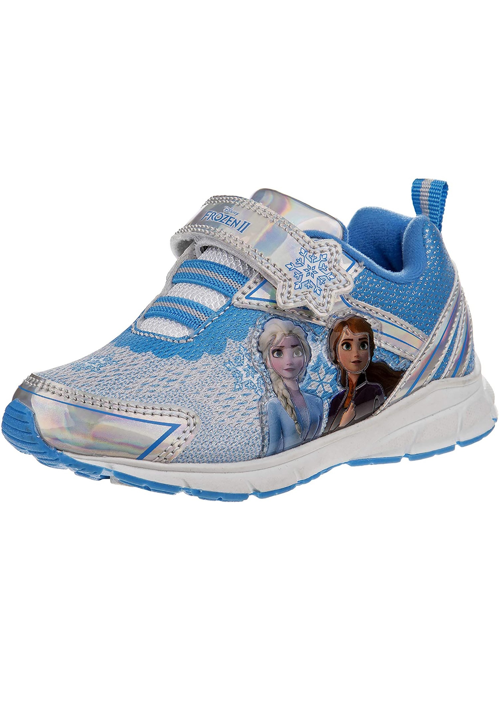 Frozen Silver Blue Kids Sneakers