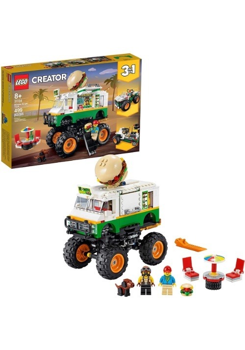 Monster truck hamburger lego sale