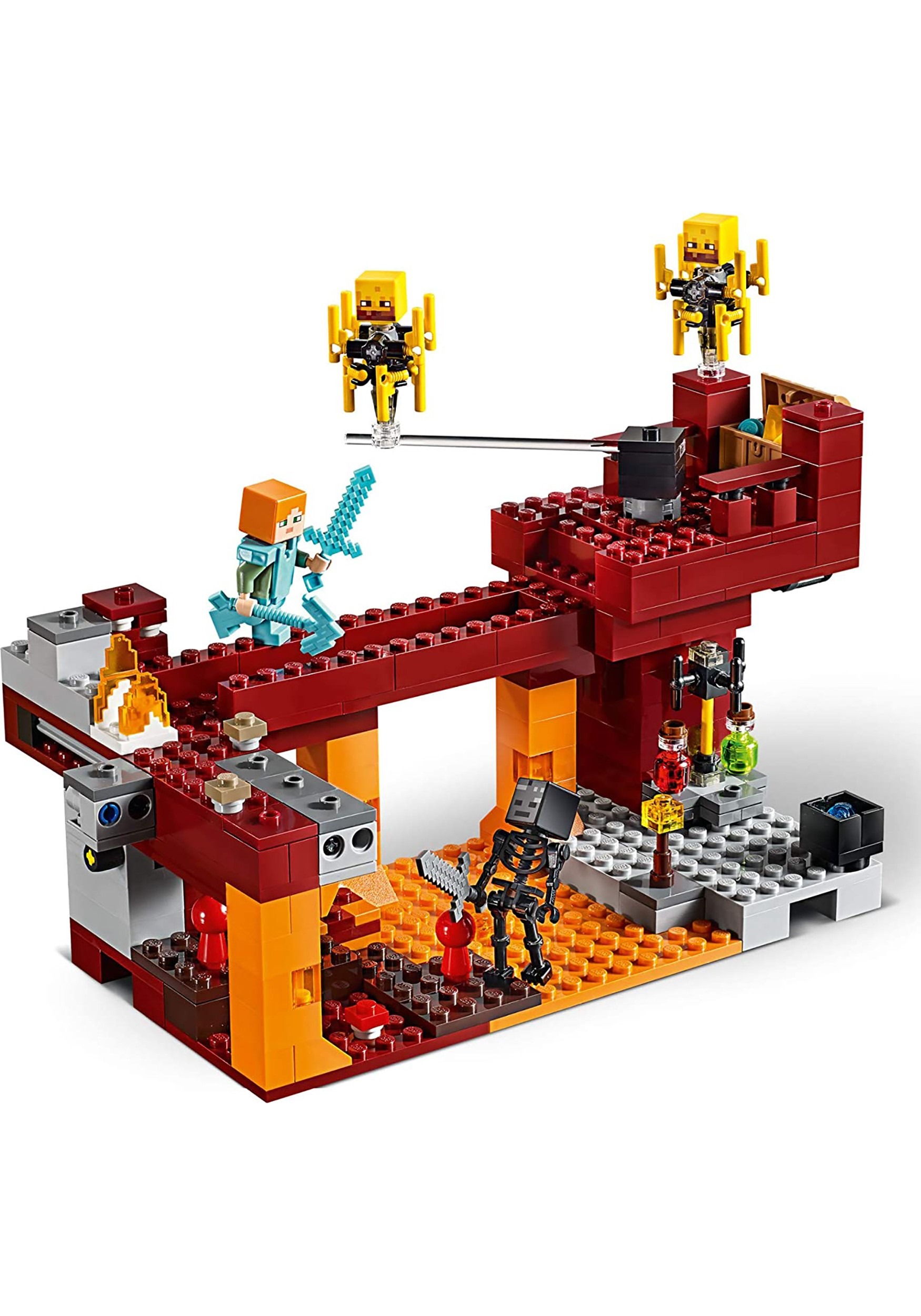 Minecraft Lego Blaze Bridge