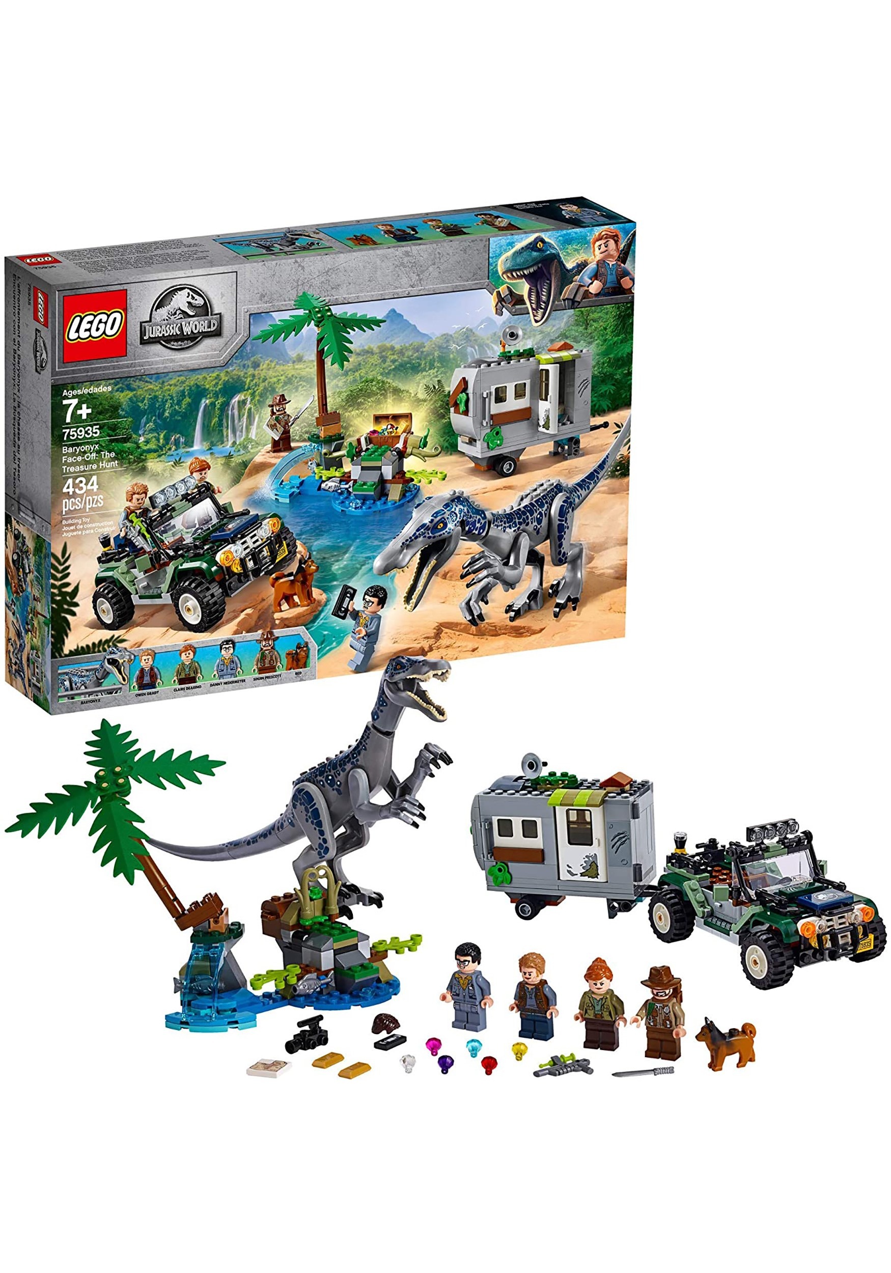 Jurassic World LEGO Baryonyx Face-Off The Treasure