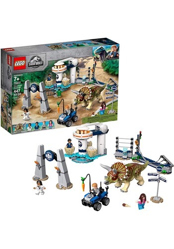 LEGO Jurassic World Triceratops Rampage Building S
