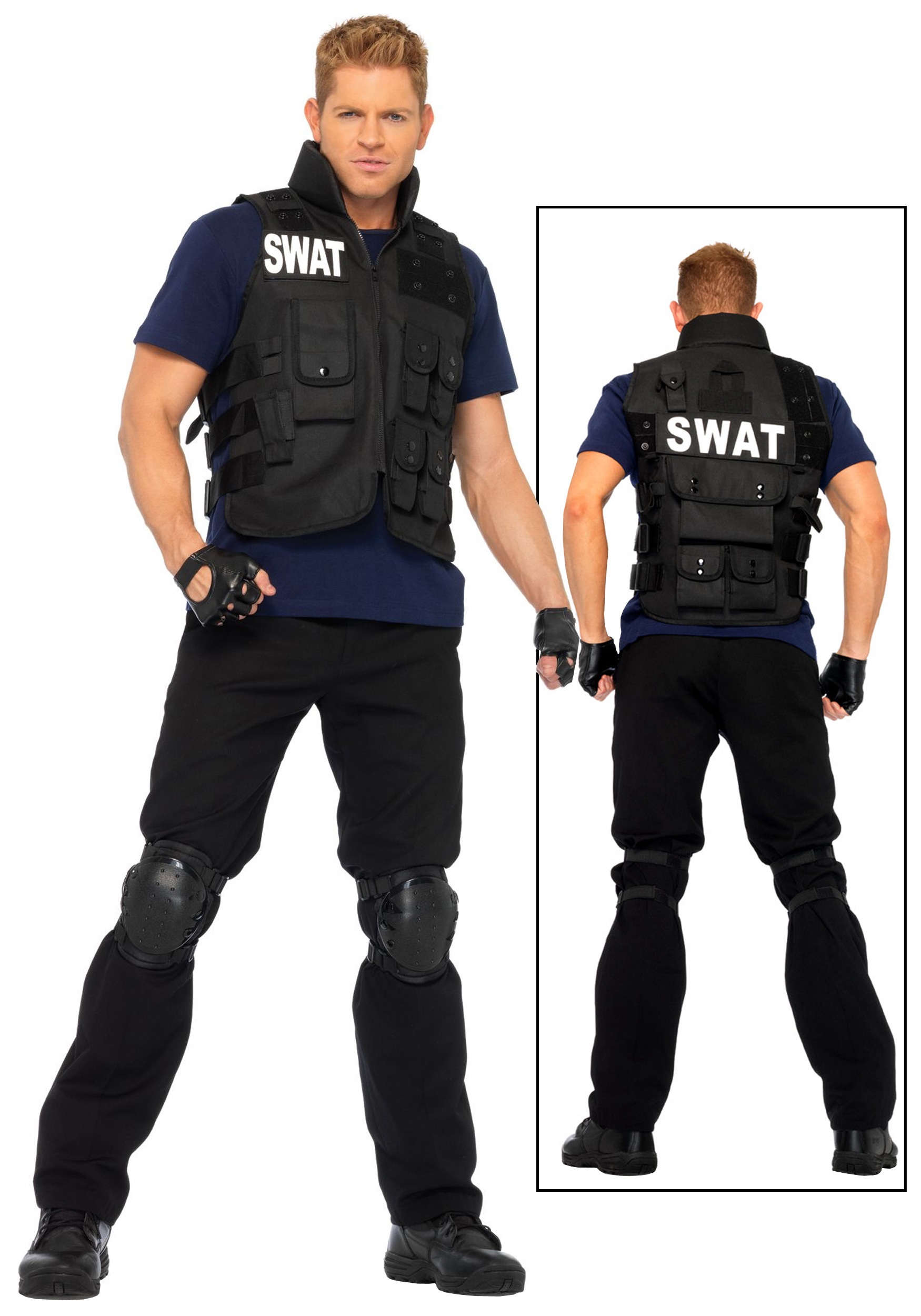 Photos - Fancy Dress MKW Leg Avenue SWAT Team Costume Black LE83682 