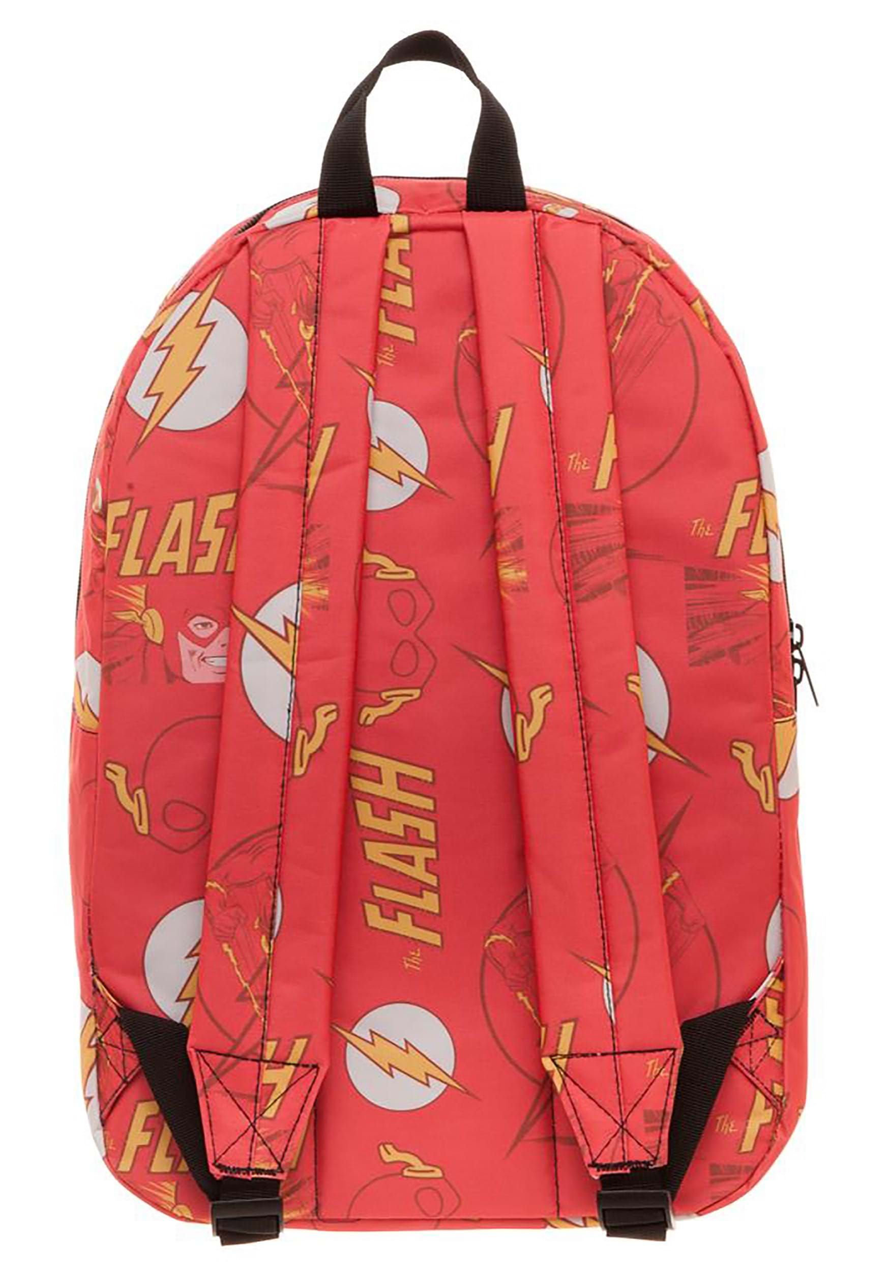 DC Comics The Flash All-Over Comic Book Print Backpack